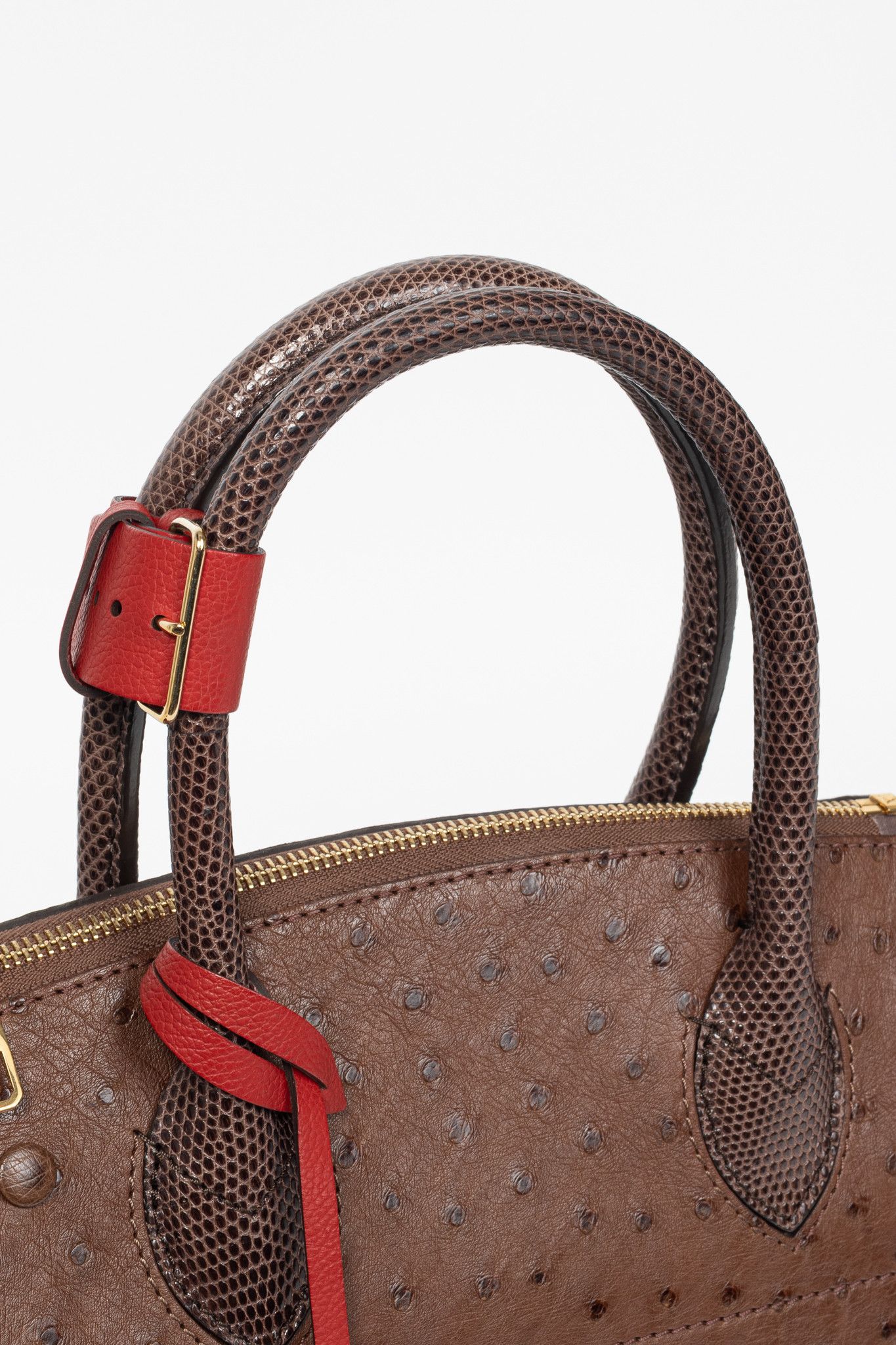 Louis Vuitton Louis Vuitton Majestueux PM Red Monogram Exotique Tote Size ONE SIZE - 8 Thumbnail