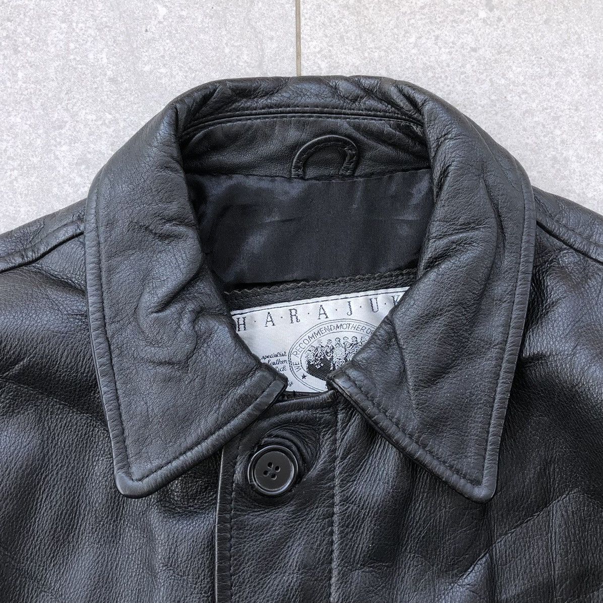 Vintage Vintage HARAJUKU Men’s Cow Genuine Leather Trench Coat Size US L / EU 52-54 / 3 - 22 Thumbnail