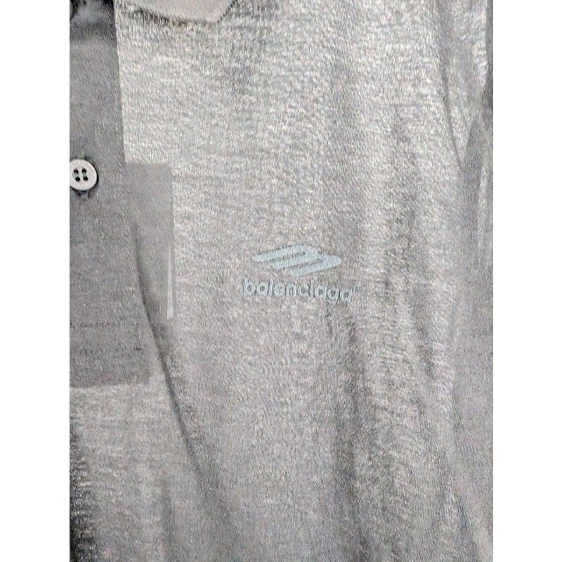 Balenciaga o1rshd1 3b Sport Embro Transp Polo Shirt in Black Size US XL / EU 56 / 4 - 9 Thumbnail