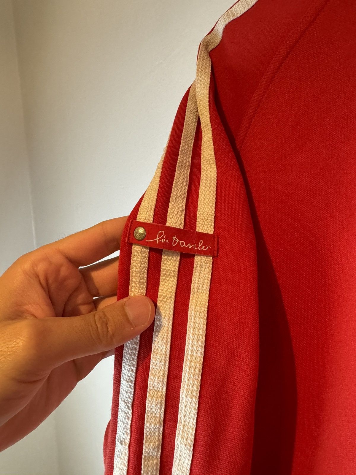 Adidas VINTAGE Adidas Adi Dassler Red Track Jacket Men's M Size US M / EU 48-50 / 2 - 7 Thumbnail