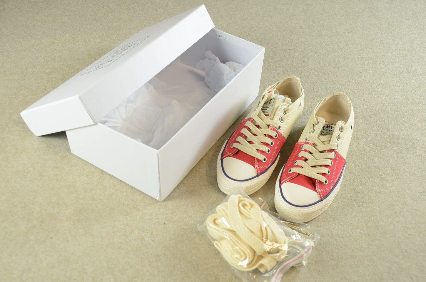 Maison MIHARA YASUHIRO Mihara Yasuhiro × Nigel Cabourn Colorblock Leather Sneakers Size US 8 / EU 41 - 1 Thumbnail
