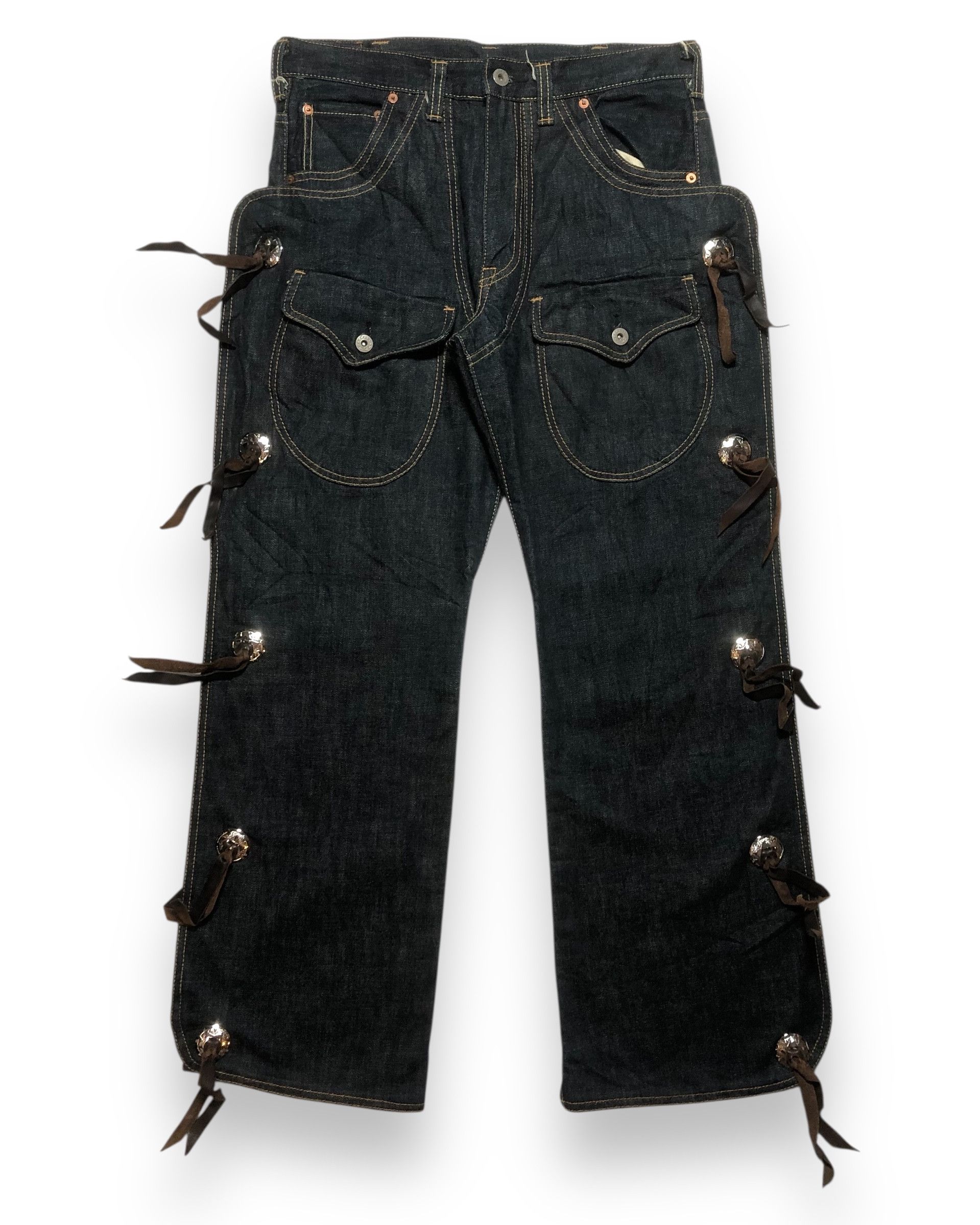 Japanese Brand FUNNY WESTERN Lot. C301s Heavyweight Cowboy Jeans Size US 32 / EU 48 - 1 Thumbnail