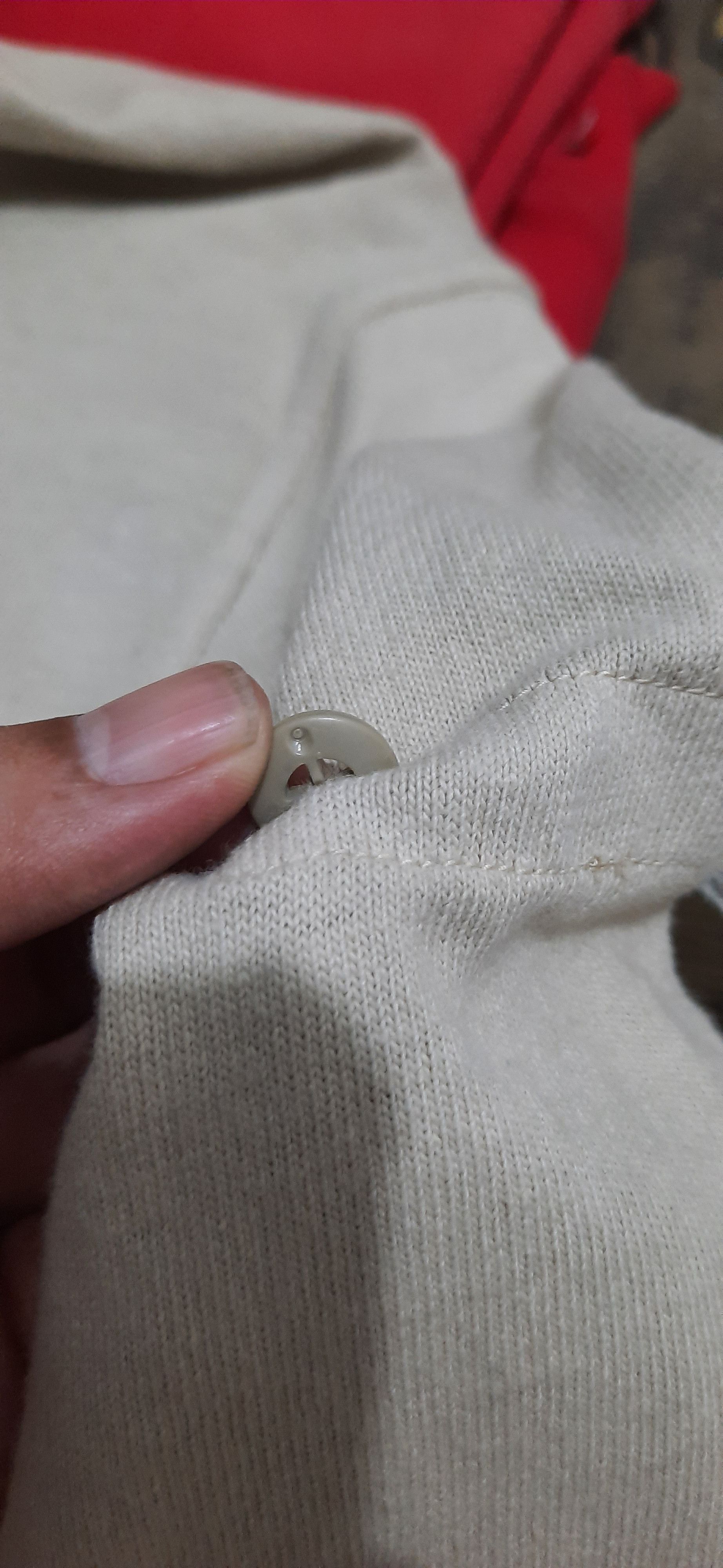 Stone Island Stone Island 2023 Beige Ghost Long sleeve Polo Size US XL / EU 56 / 4 - 7 Thumbnail