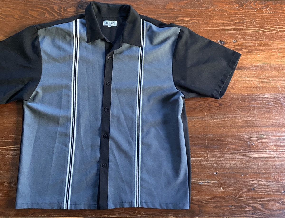 Vintage Vintage 90’s Spike Polyester Bowling Shirt Button Up 3XL Size US XXL / EU 58 / 5 - 1 Thumbnail