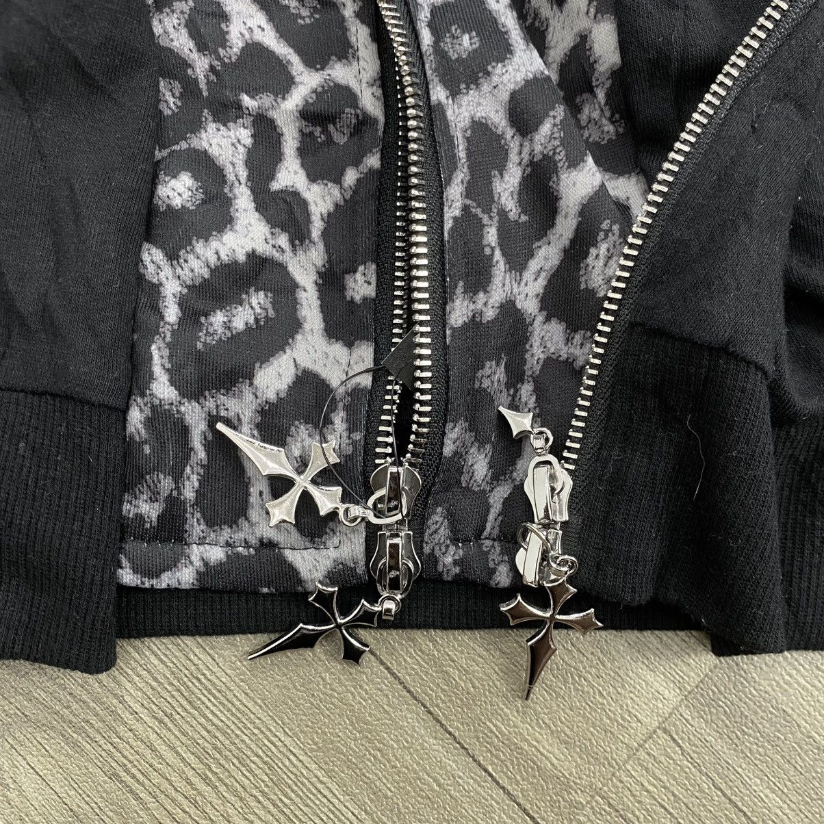 If Six Was Nine 2000s Chrome Hearts Style Cross Lgb Double Layers Zip Hoodie Size US M / EU 48-50 / 2 - 9 Thumbnail