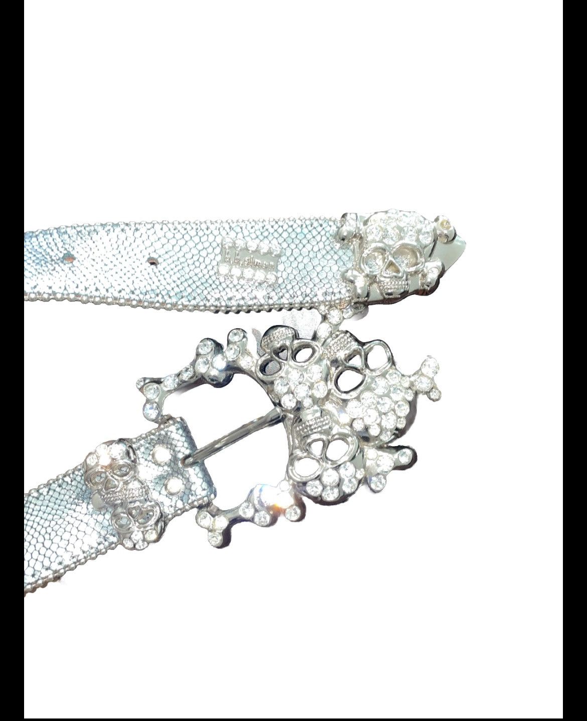 B.B. Simon BB Simon Skull face scaly belt Size 32 - 4 Thumbnail