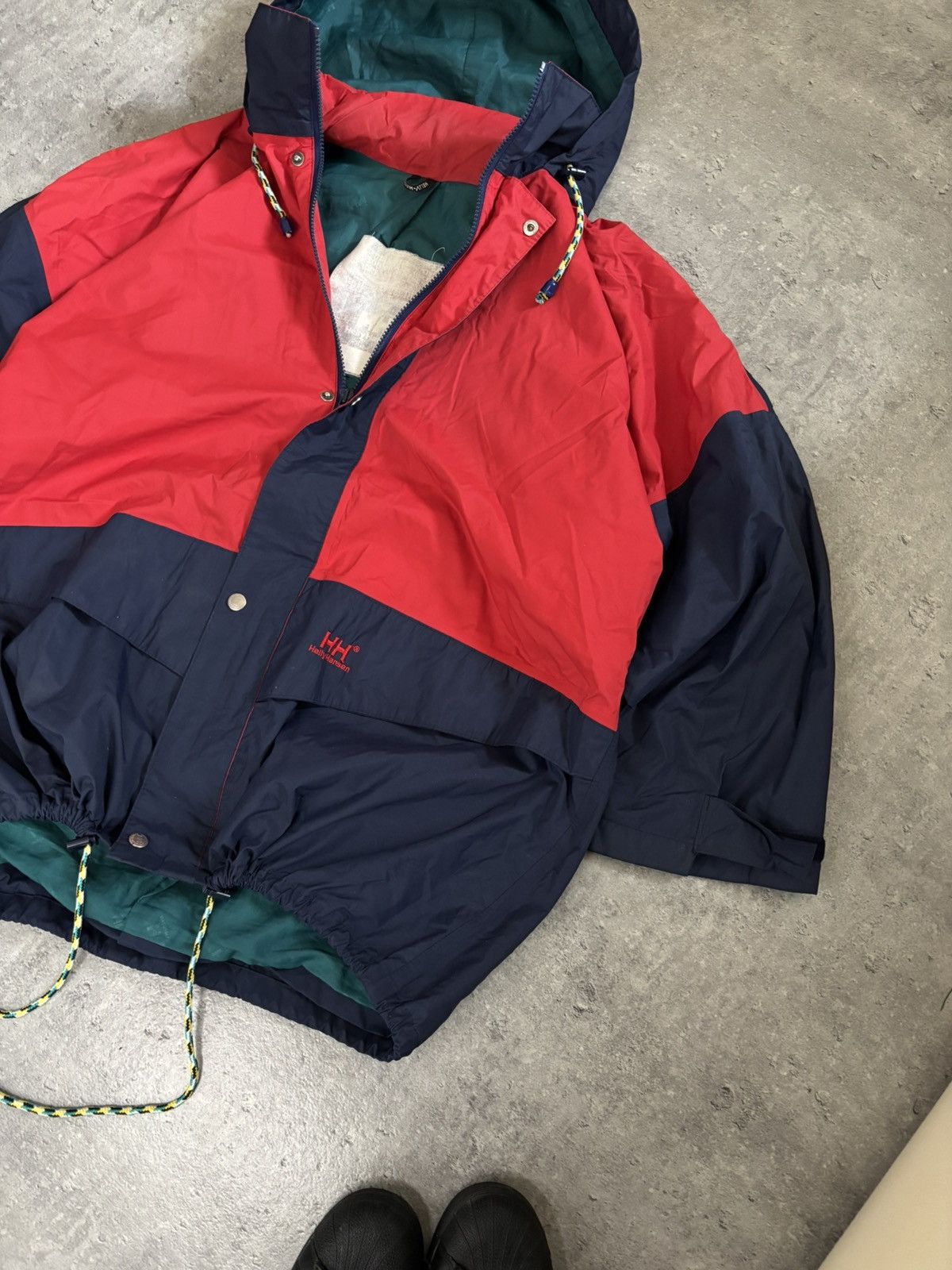 Helly Hansen Helly Hansen Colorful Rain Jacket L/XL Streetwear Y2K Size US L / EU 52-54 / 3 - 4 Thumbnail