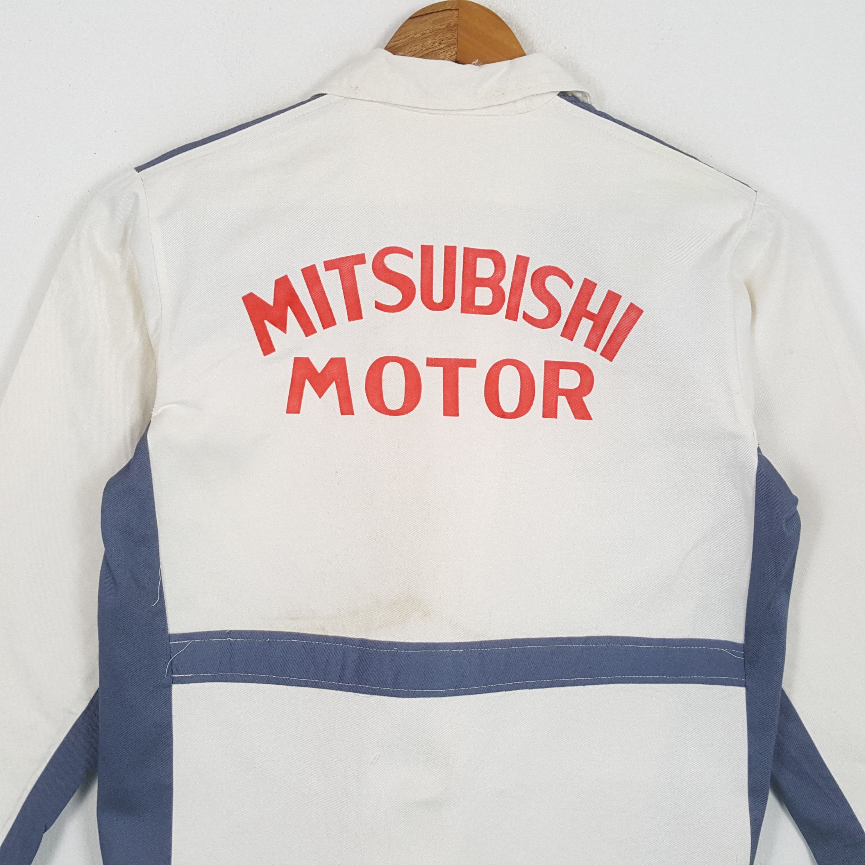 Vintage Vintage MITSUBISHI MOTOR Japanese Motorsports Racing Jacket Size US M / EU 48-50 / 2 - 2 Thumbnail