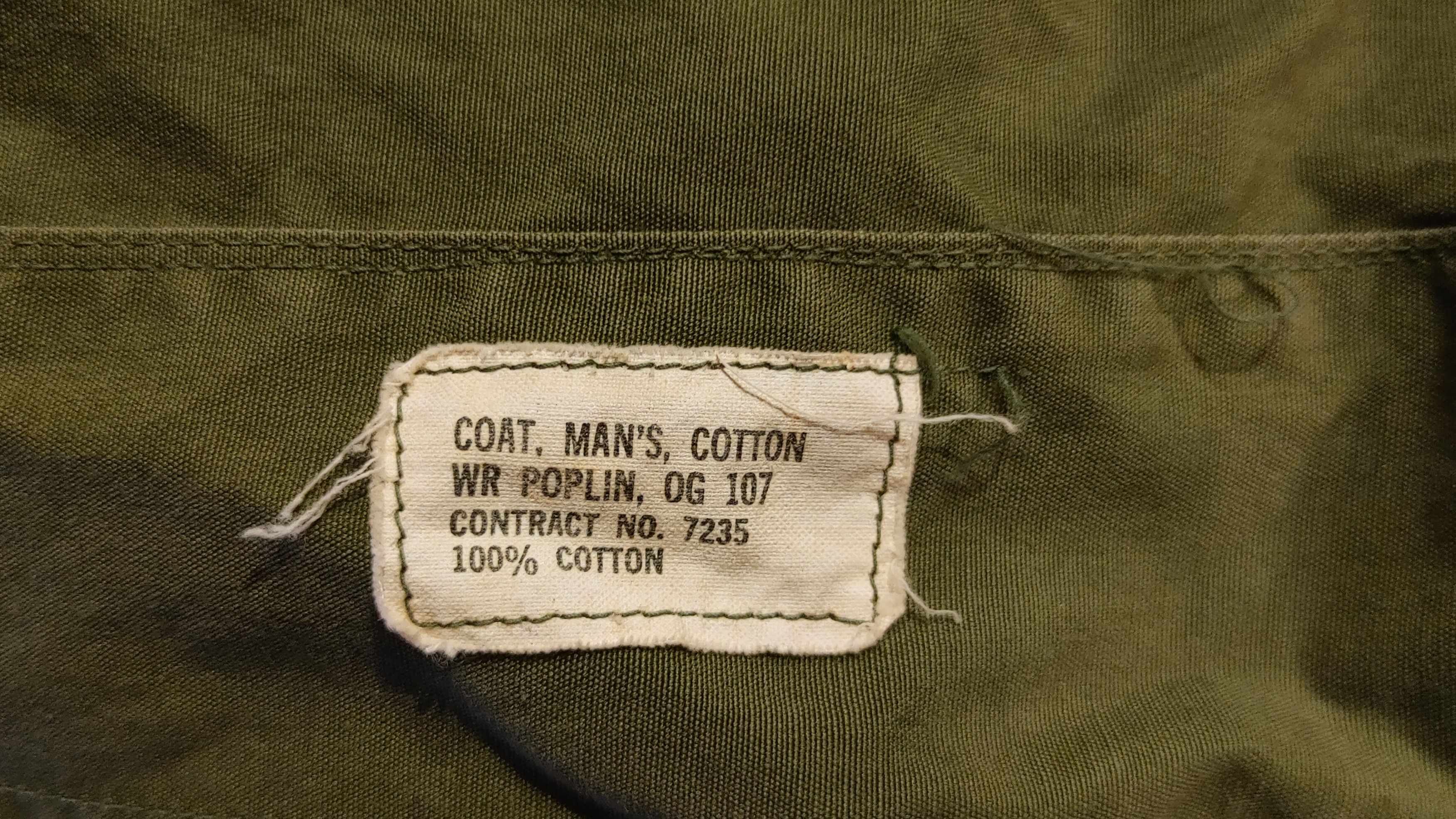 Vintage Vietnam Era Field Jacket Vintage 70s USA Military Poplin Size US S / EU 44-46 / 1 - 9 Thumbnail