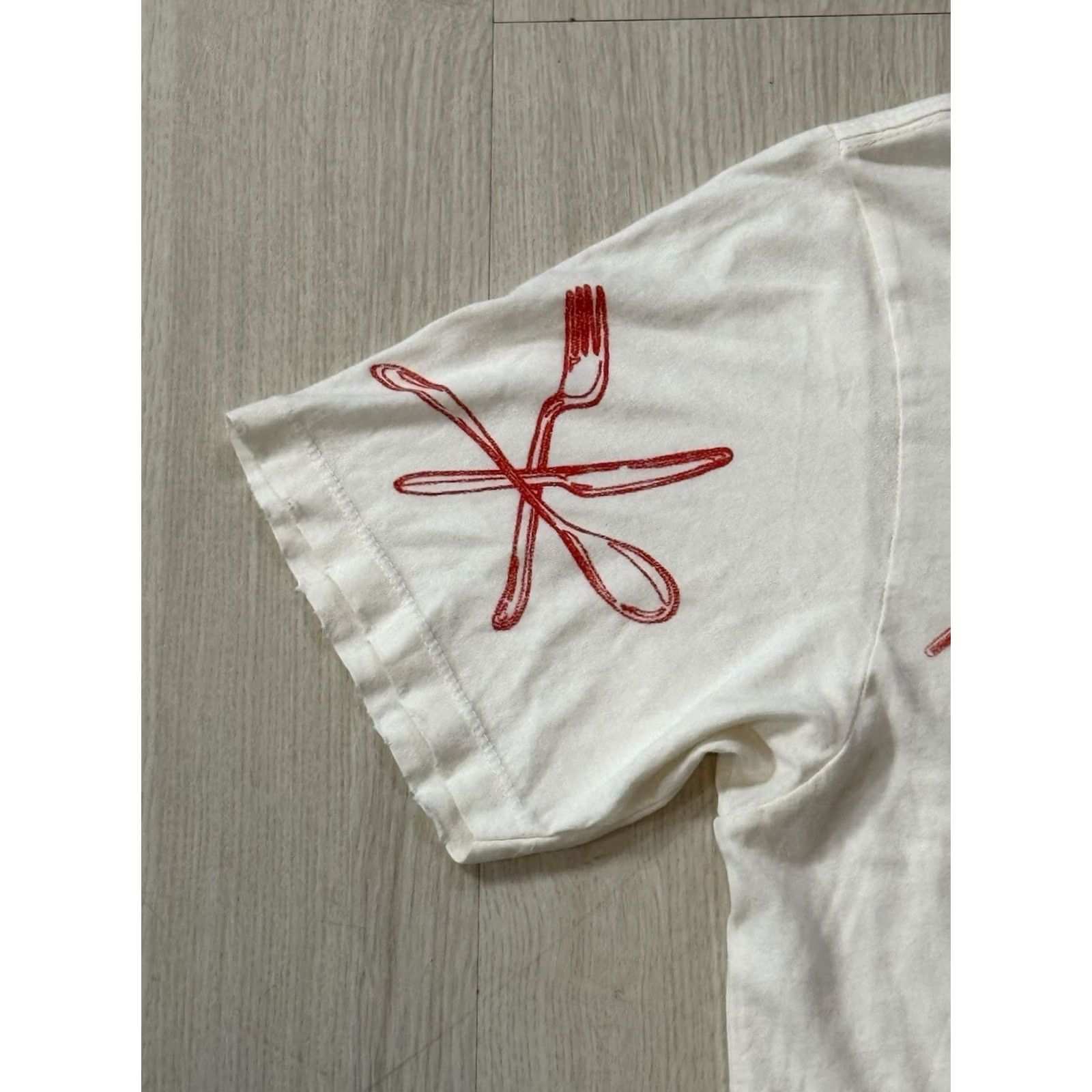 Brandon Maxwell Brandon Maxwell Shirt ACL Festival Pre-Distressed White Short Sleeve L Mens Womens Austin City Limits Rock Art 90s Band Hip Hop Hippie Logo Graphic Size US L / EU 52-54 / 3 - 5 Thumbnail