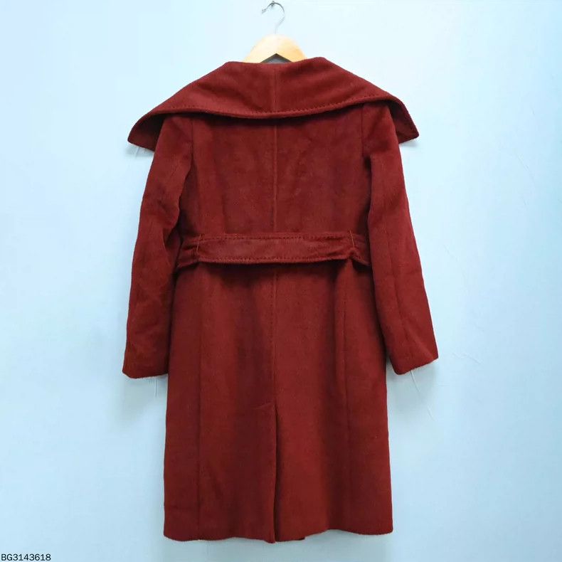 Max Mara Max Mara Wool long single-breasted coat Size S / US 4 / IT 40 - 2 Thumbnail