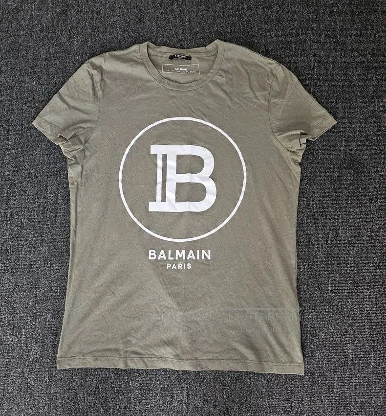 Balmain Balmain Men's Short Sleeve Logo T. Size US S / EU 44-46 / 1 - 1 Thumbnail