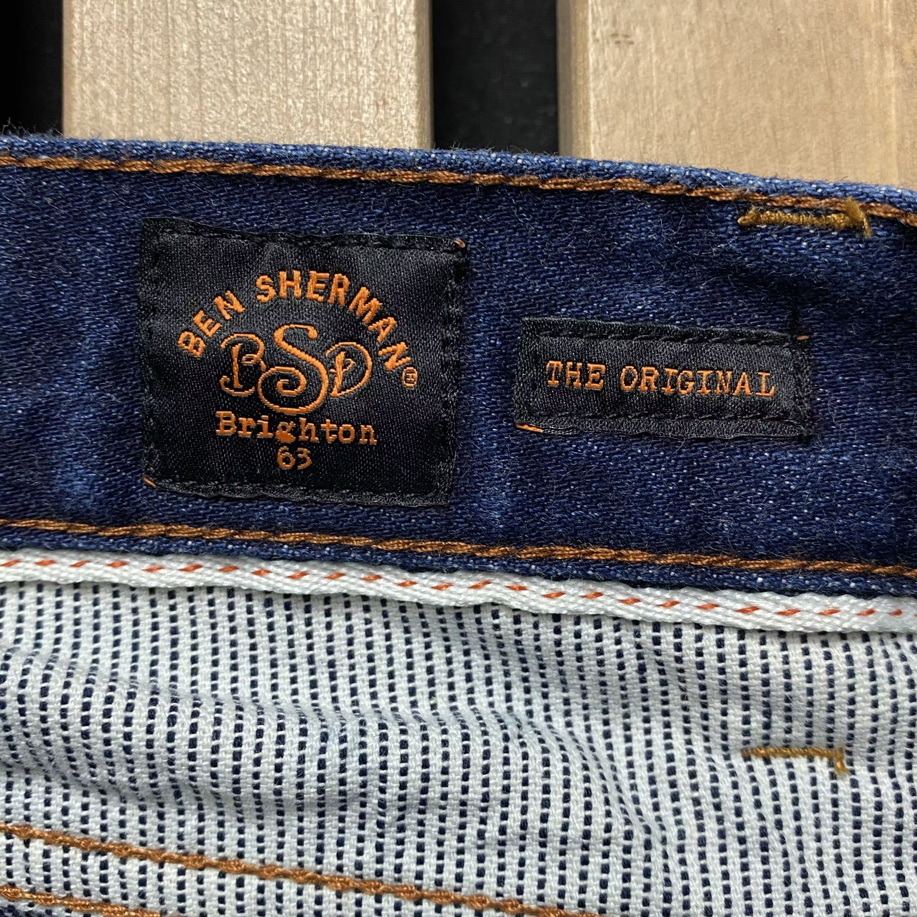 Ben Sherman Men’s Denim Selvage Pants Jeans Ben Sherman Size 38/32 Size US 38 / EU 54 - 6 Thumbnail
