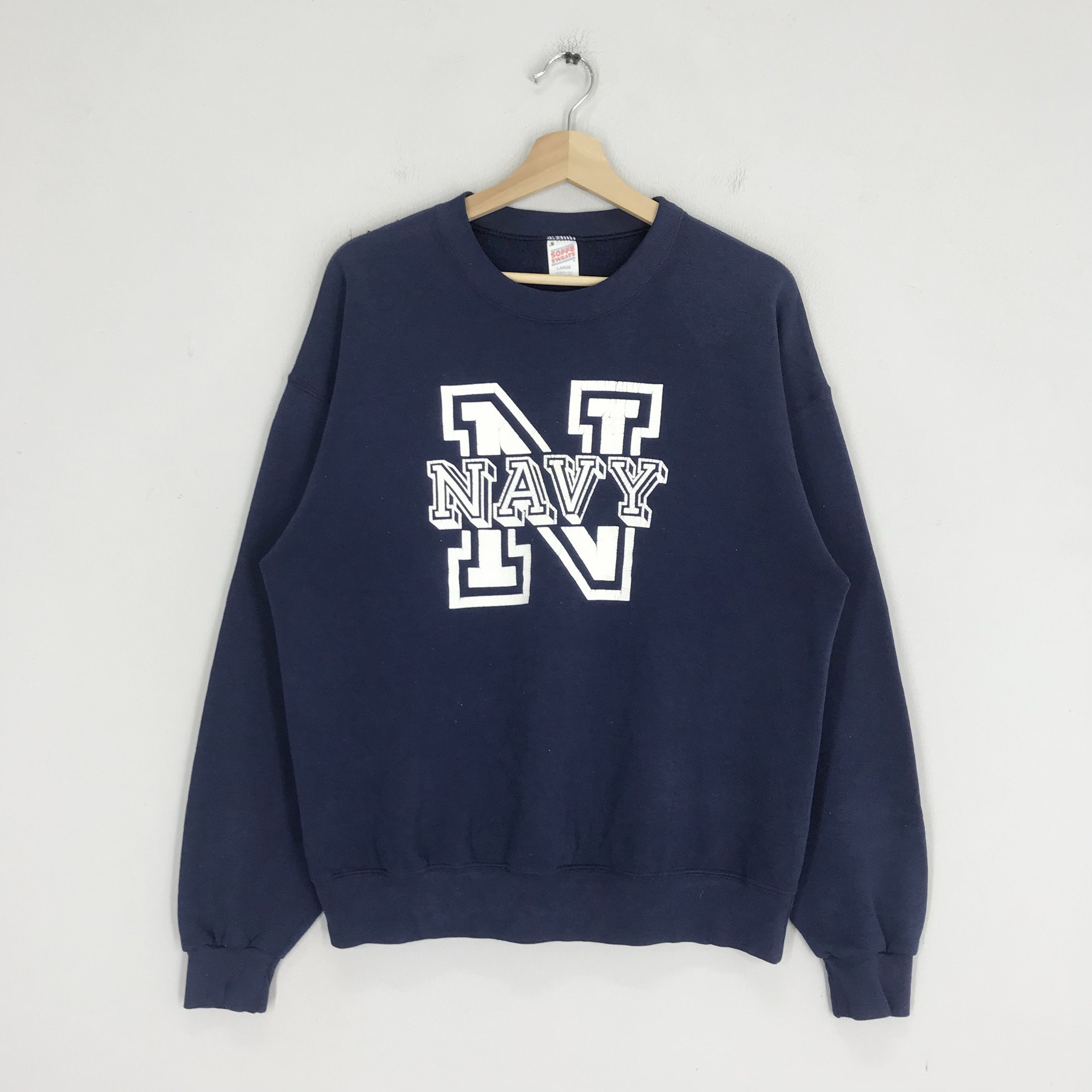 Vintage Vintage 90s United States Navy Blue - 147 Size US L / EU 52-54 / 3 - 1 Thumbnail