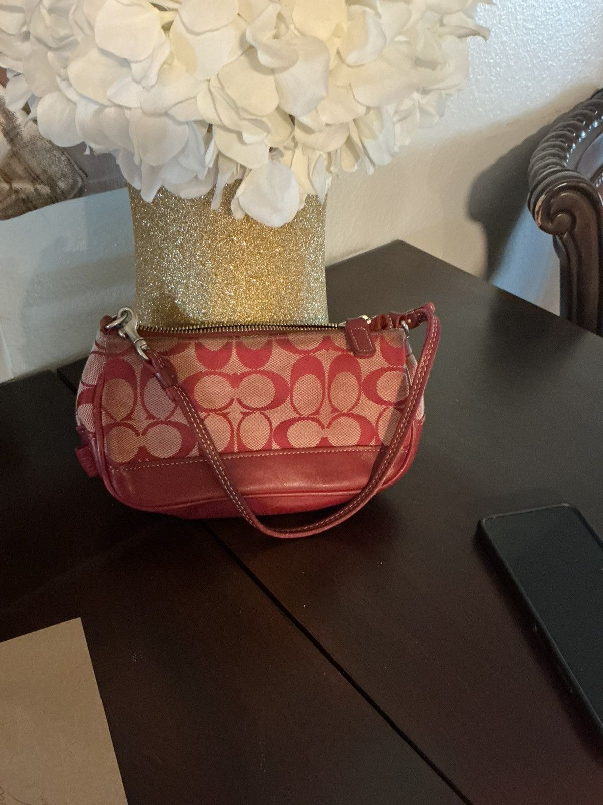 Coach RARE VINTAGE COACH BAG demi 6094 cherry red Size ONE SIZE - 1 Thumbnail