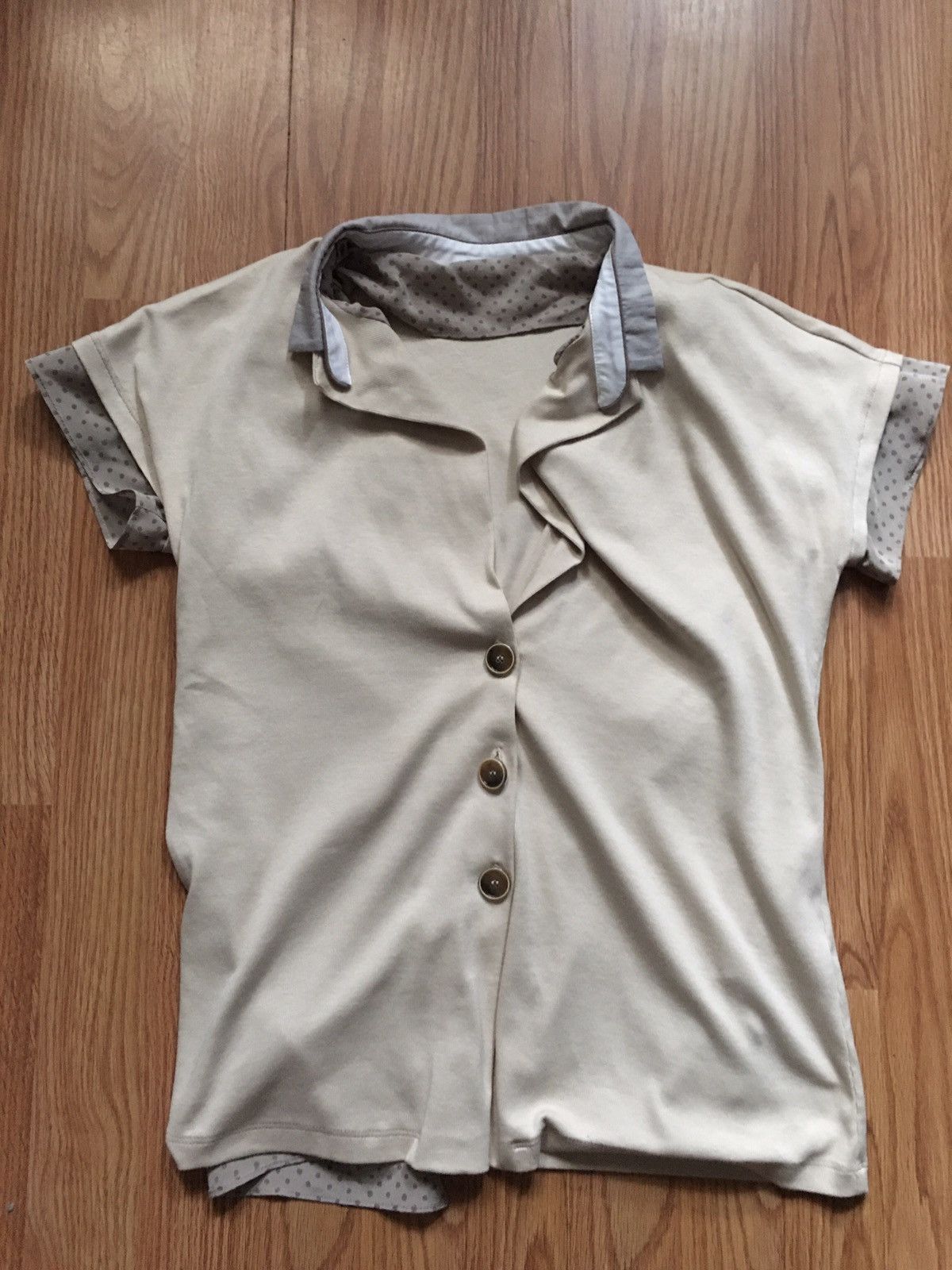 Fabiana Filippi Fabiana Filippi Cotton Silk Designer Blouse Size L EU40 Size L / US 10 / IT 46 - 6 Thumbnail