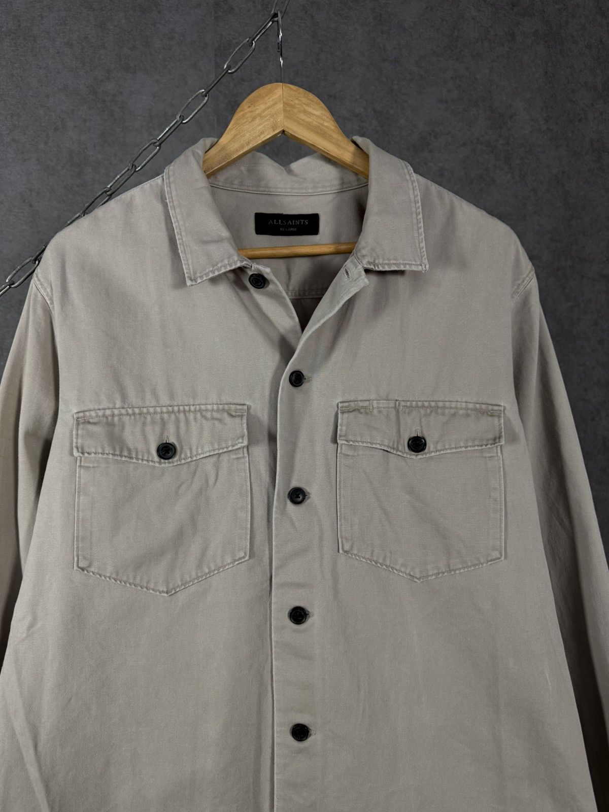 Allsaints Allsaints designer double pocket heavy shirt Size US XXL / EU 58 / 5 - 3 Thumbnail