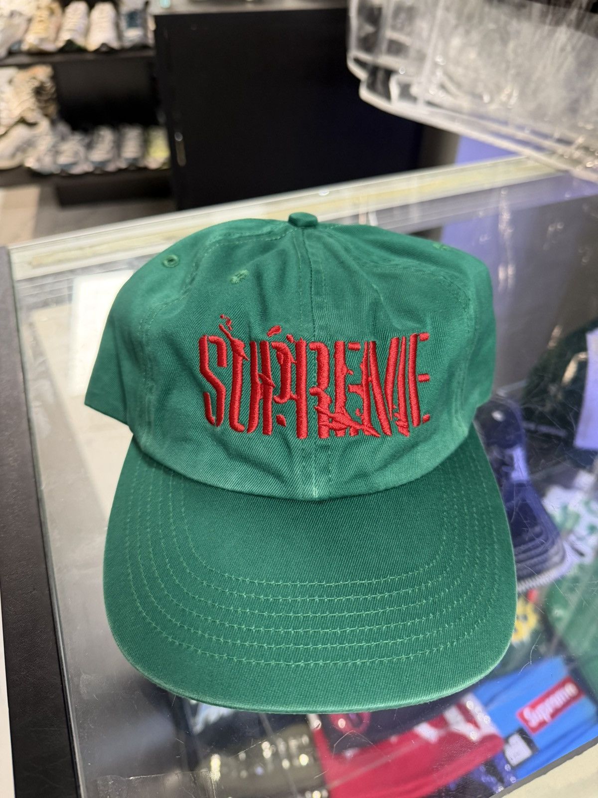 Supreme Supreme Splatter Hat ‘Green’ Size ONE SIZE - 1 Thumbnail