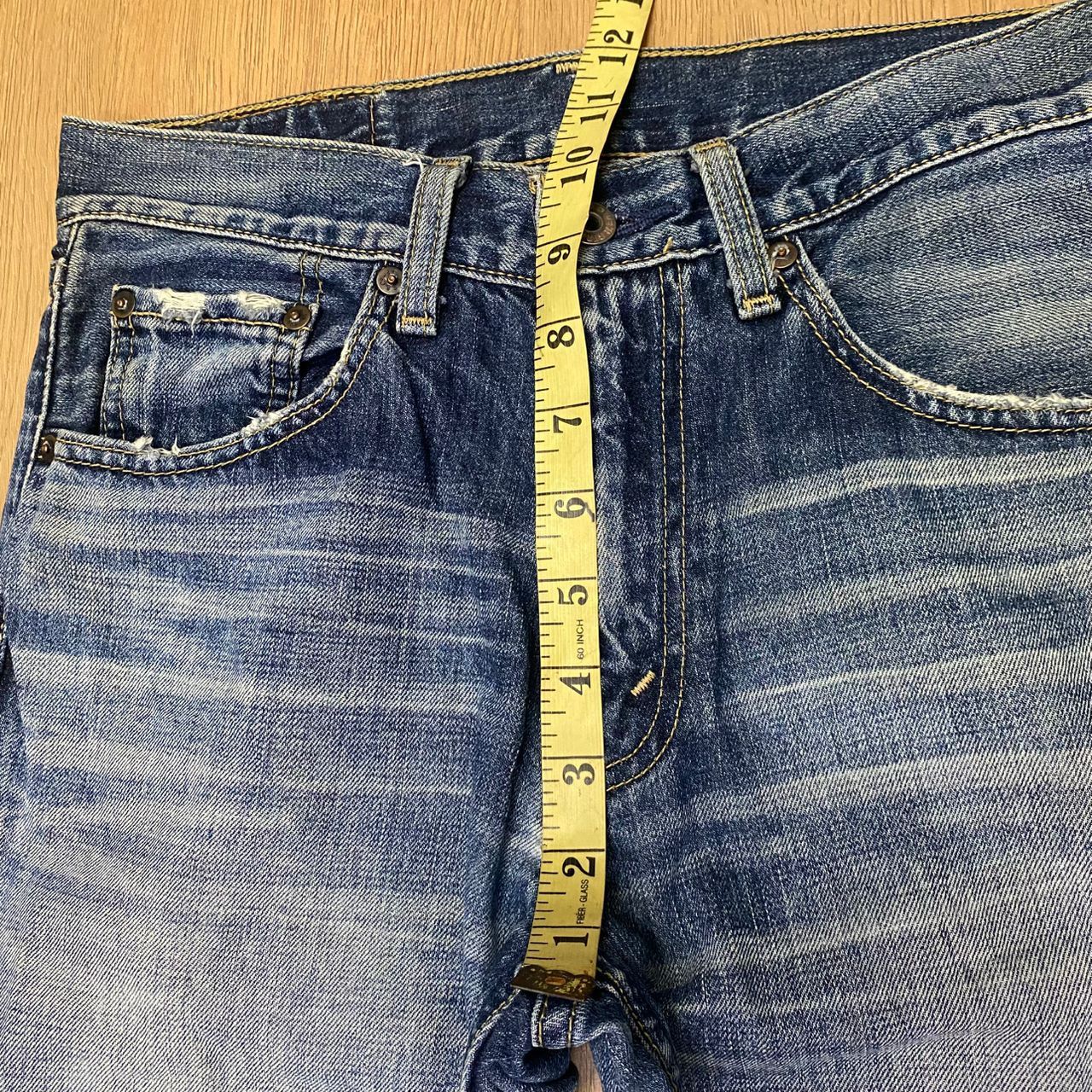 Levi's Vintage Levis 502 Distressed Denim Kurt Cobain Style Size US 28 / EU 44 - 6 Thumbnail