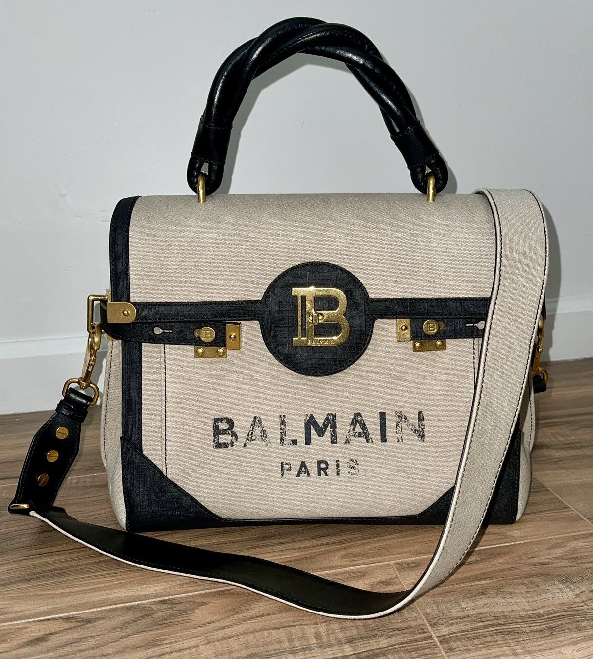 Balmain × Pierre Balmain Balmain B-Buzz top handle/shoulder bag Size ONE SIZE - 1 Thumbnail