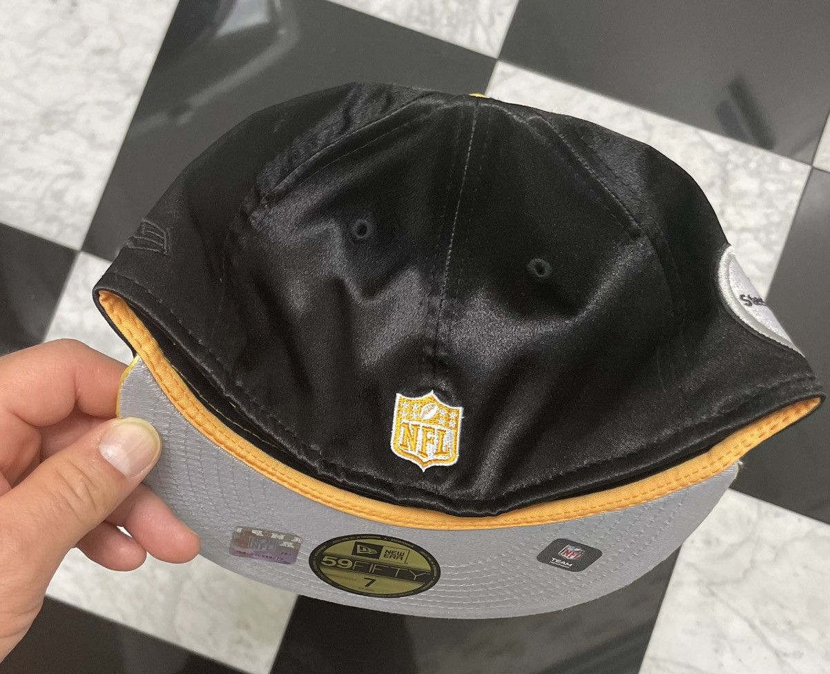 New Era 🔥Exclusive Steelers fitted all satin size 7 also othr sizes Size ONE SIZE - 3 Thumbnail