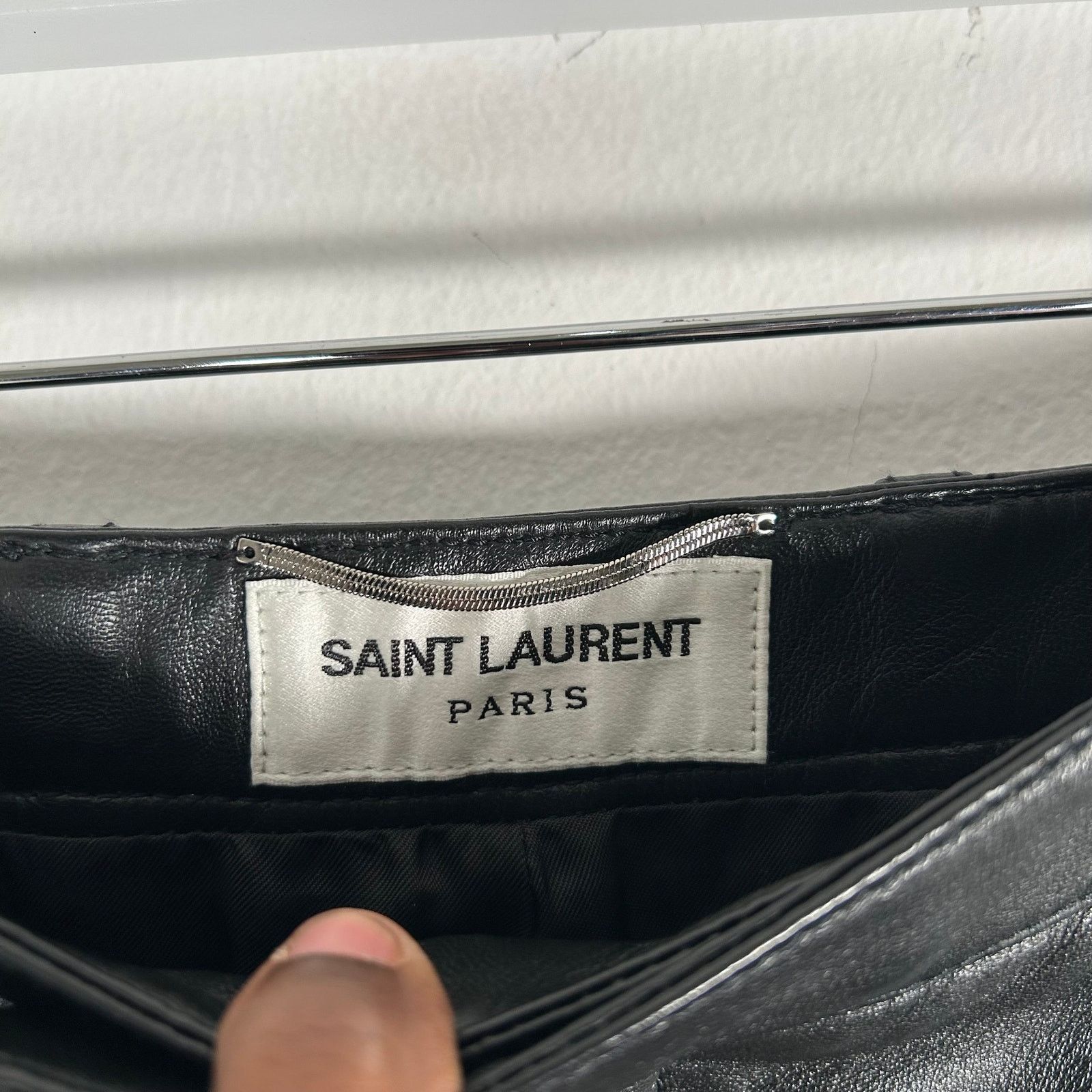 Saint Laurent Paris Saint Laurent Paris Pleated Suit Pant Size 32 Size US 32 / EU 48 - 3 Thumbnail