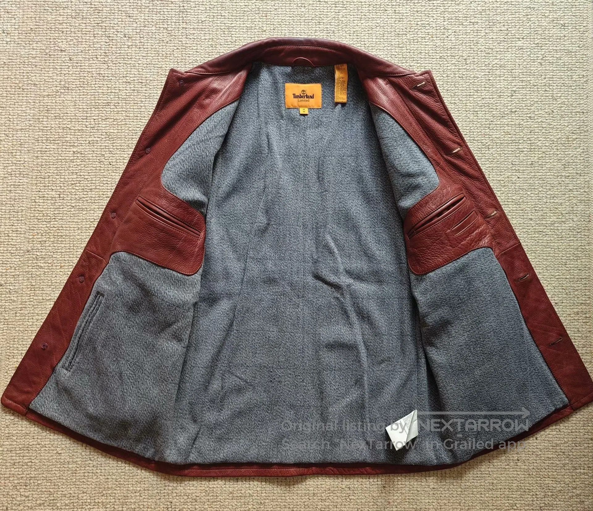 Timberland Timberland Leather Jacket. Size US M / EU 48-50 / 2 - 3 Thumbnail