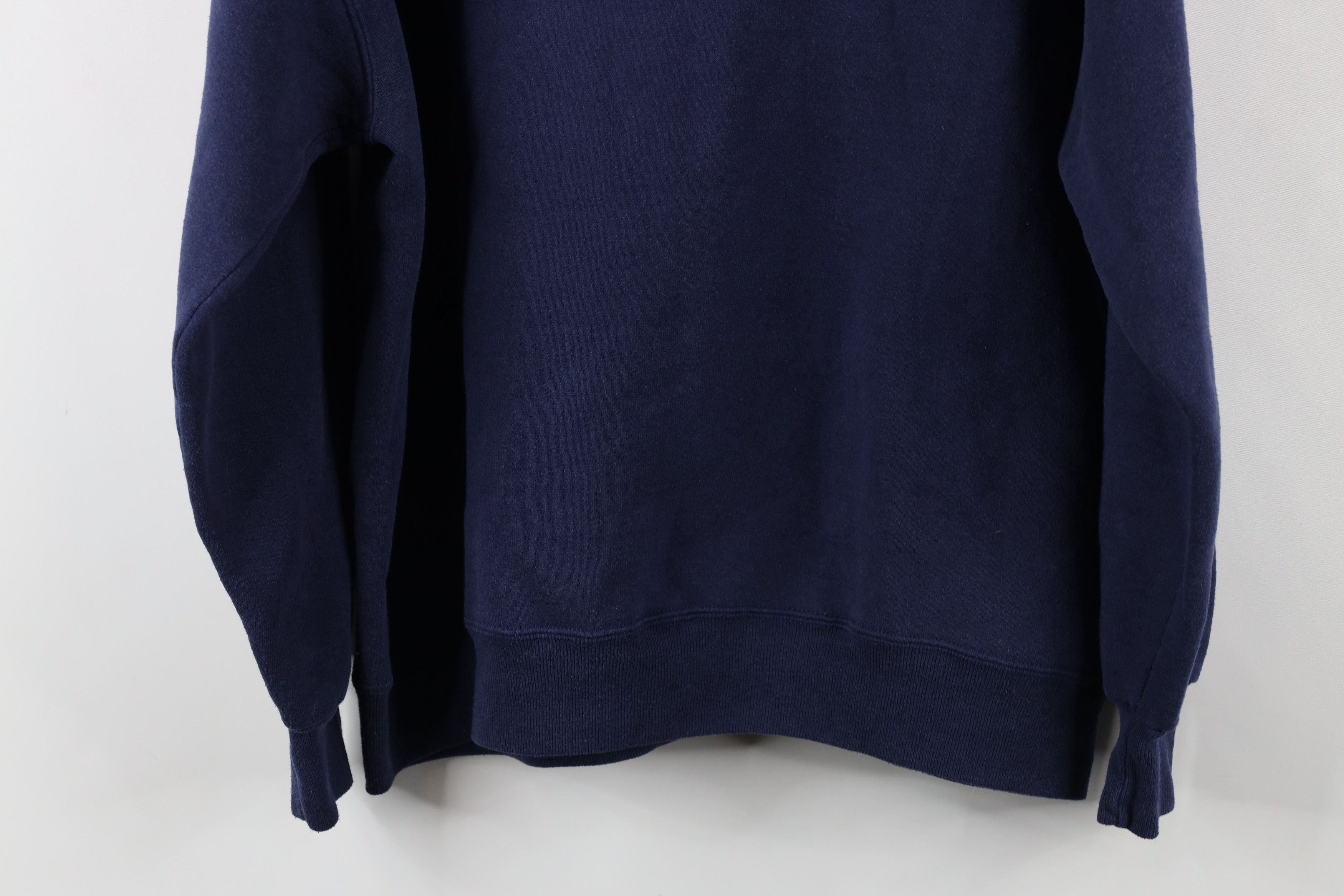 Vintage Vintage 90s Streetwear Faded Blank Crewneck Sweatshirt USA Size US XL / EU 56 / 4 - 12 Thumbnail
