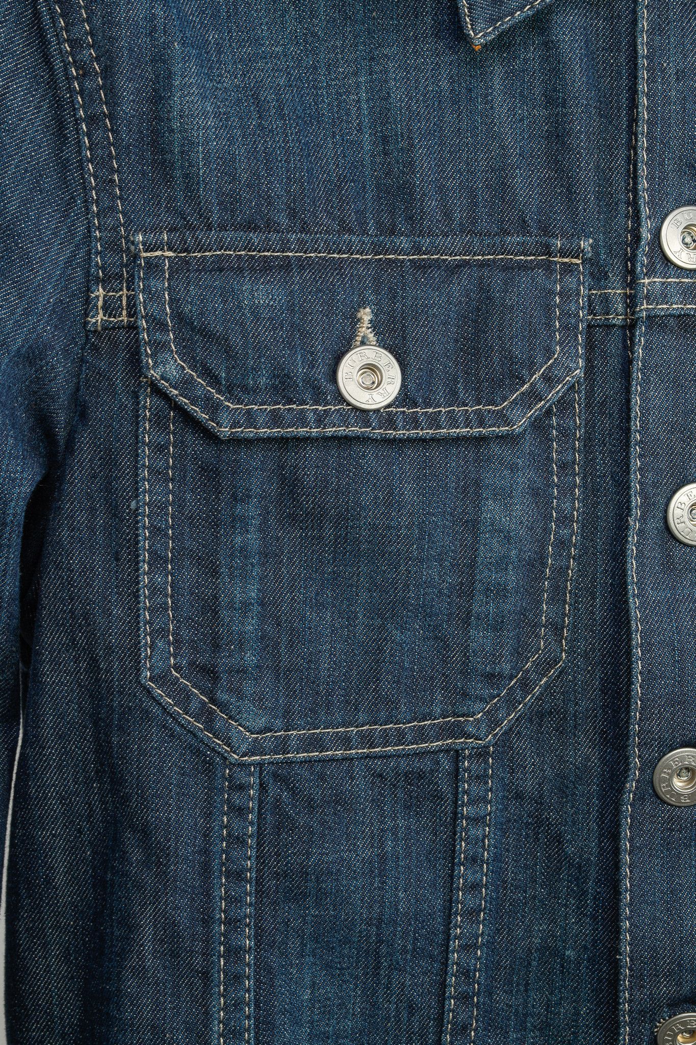 Burberry Burberry Check-Cuff Buttoned Denim Jacket Size XS / US 0-2 / IT 36-38 - 6 Thumbnail