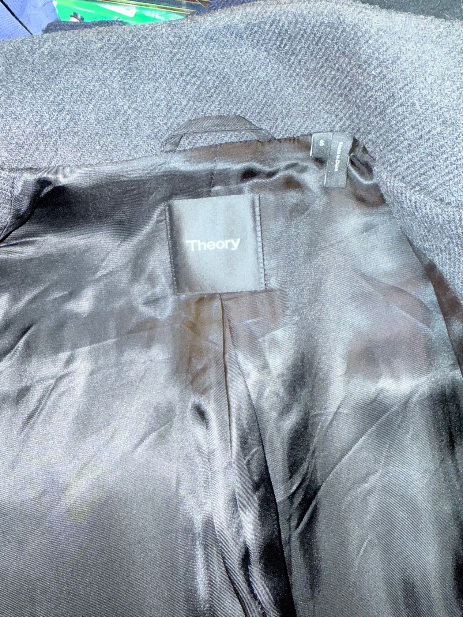 Theory Theory Wool Melton Coat in Charcoal Size US S / EU 44-46 / 1 - 6 Thumbnail