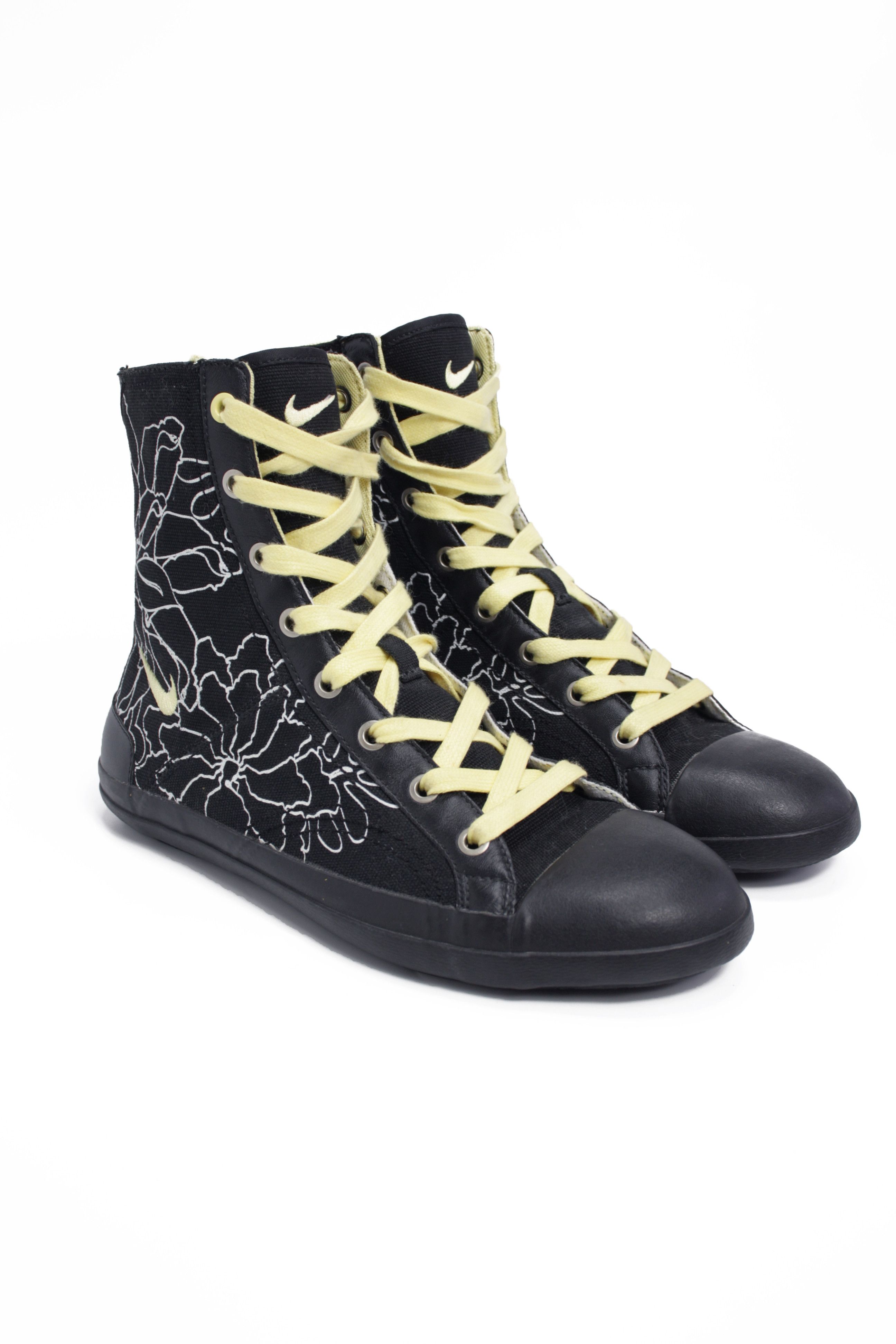 Nike Nike Sixton Y2K Floral Printed Canvas Hi-Top Trainers Size US 7 / IT 37 - 1 Thumbnail