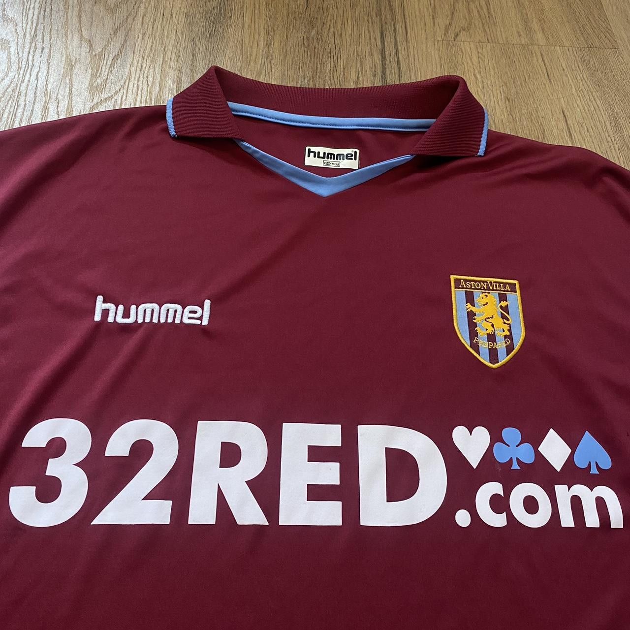 Hummel 2005-06 Aston Villa Home Hummel Football Shirt Size US XXL / EU 58 / 5 - 3 Thumbnail