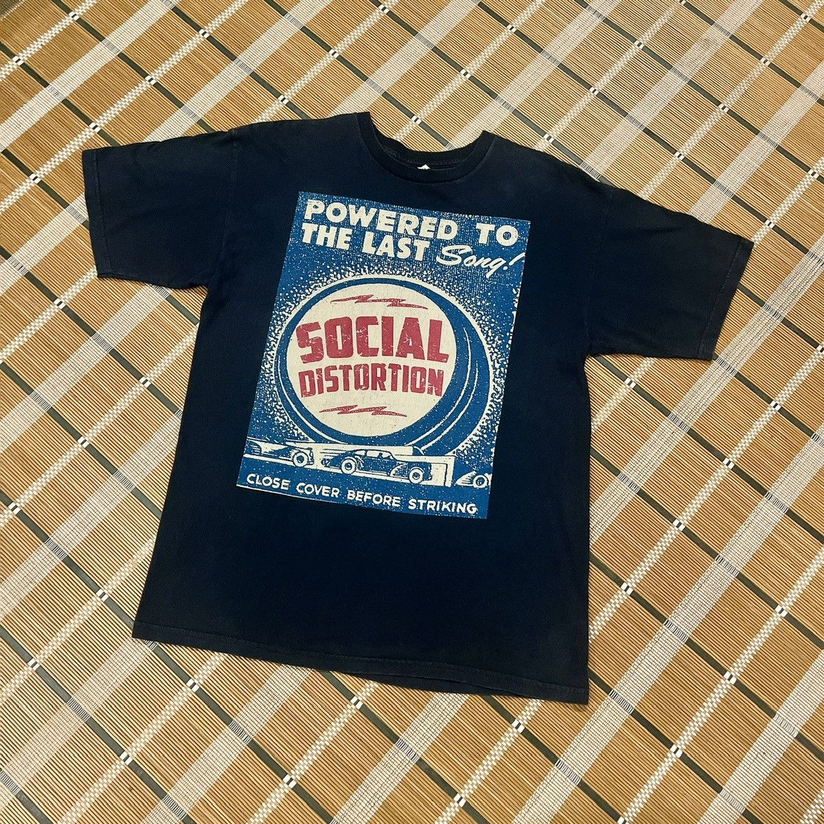Band Tees × Vintage VTG90’s Social Distortion Powered To The Last Song Size US M / EU 48-50 / 2 - 1 Thumbnail