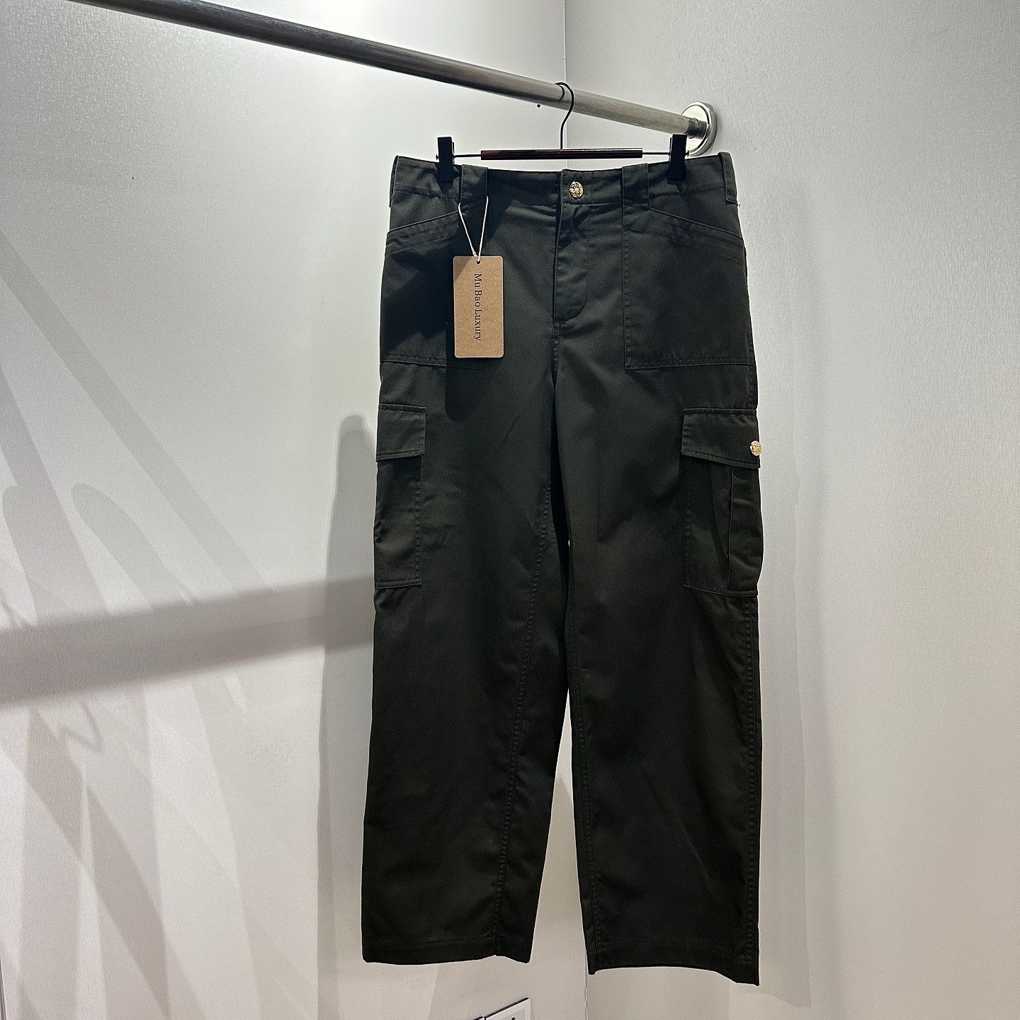 Celine CELINE Triomphe Logo Cargo Pants Size 32 Size US 40 / EU 56 - 1 Thumbnail