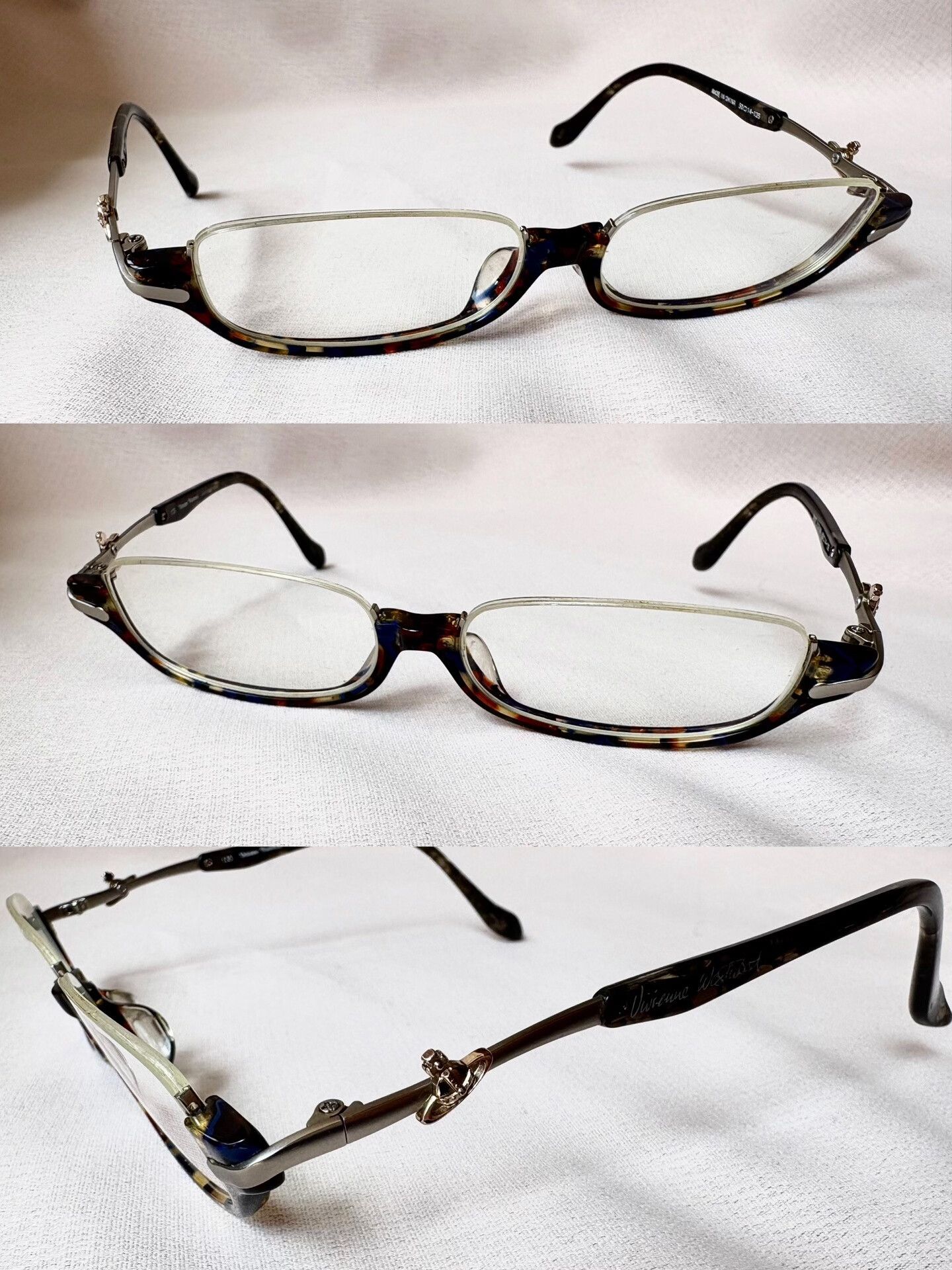 Vivienne Westwood Vivienne Westwood Saturn Half-Frame Glasses Size ONE SIZE - 1 Thumbnail