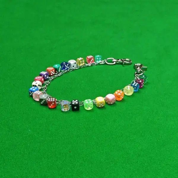 Jewelry Colorful Dice Wallet Chain Size ONE SIZE - 2 Thumbnail