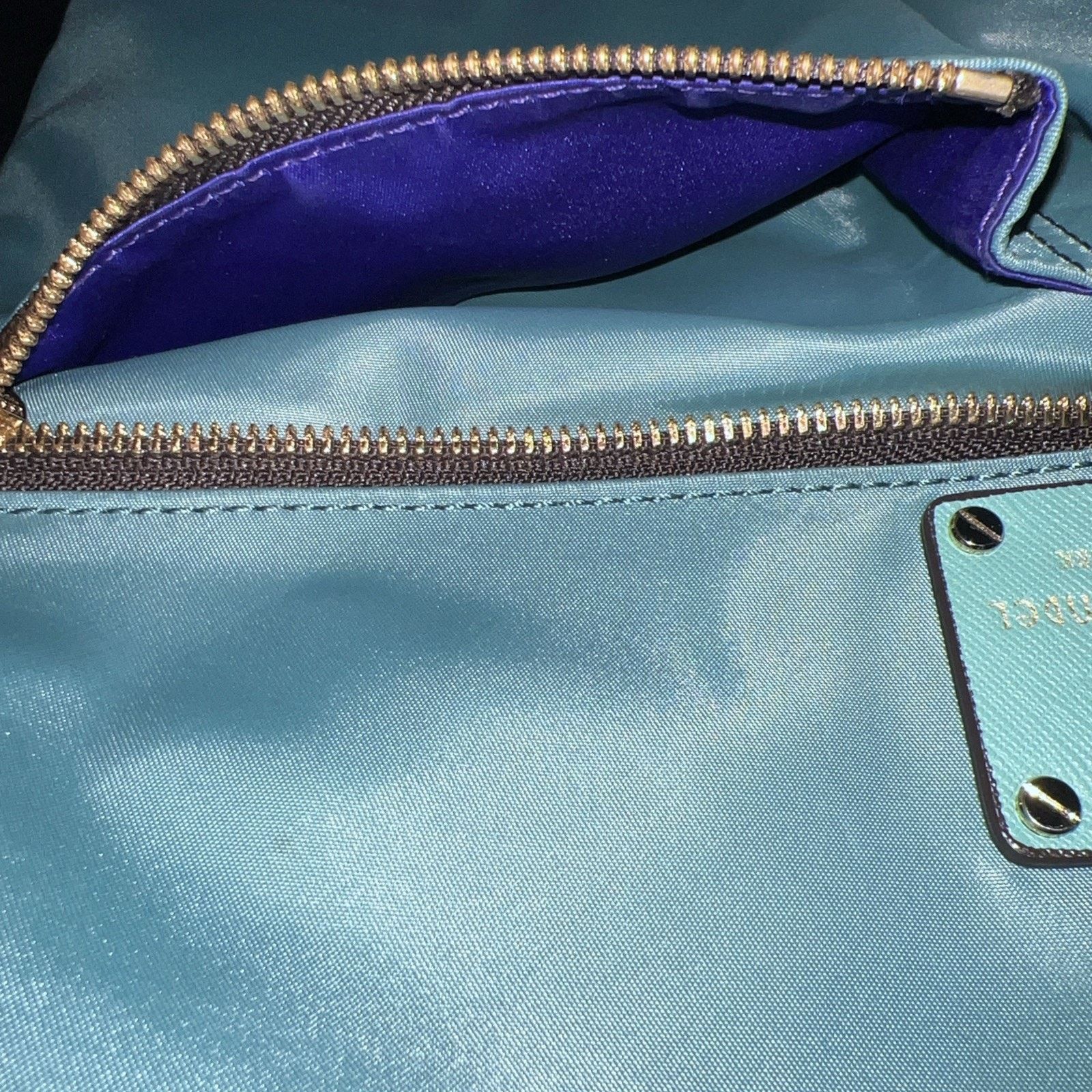 Henri Bendel Henri Bendel Jetsetter Crossbody Shoulder Bag Teal 13x13 Size ONE SIZE - 7 Thumbnail