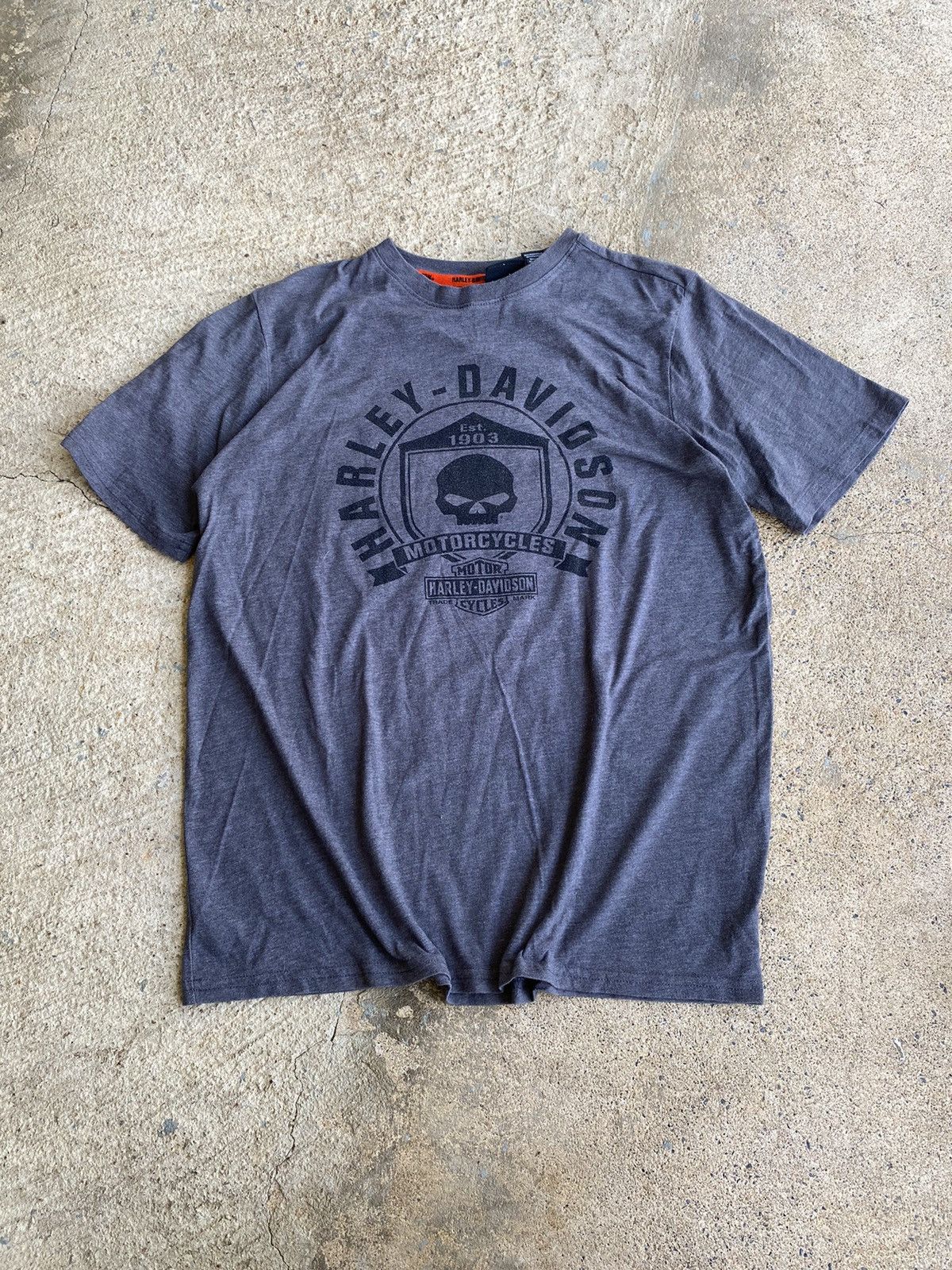 Harley Davidson × Vintage Vintage Y2K Harley Davidson Skull Essential Shirt Size US M / EU 48-50 / 2 - 1 Thumbnail
