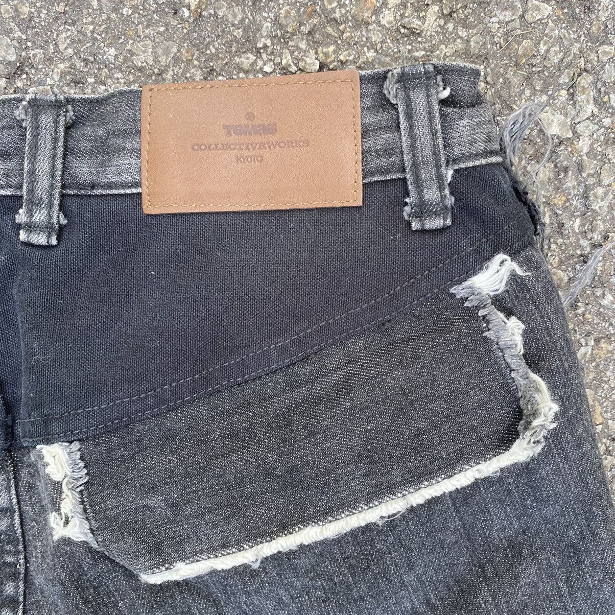 If Six Was Nine × Japanese Brand Kyoto Temas Collective Works Jeans Punk Style Denim Grunge Size US 27 - 12 Thumbnail