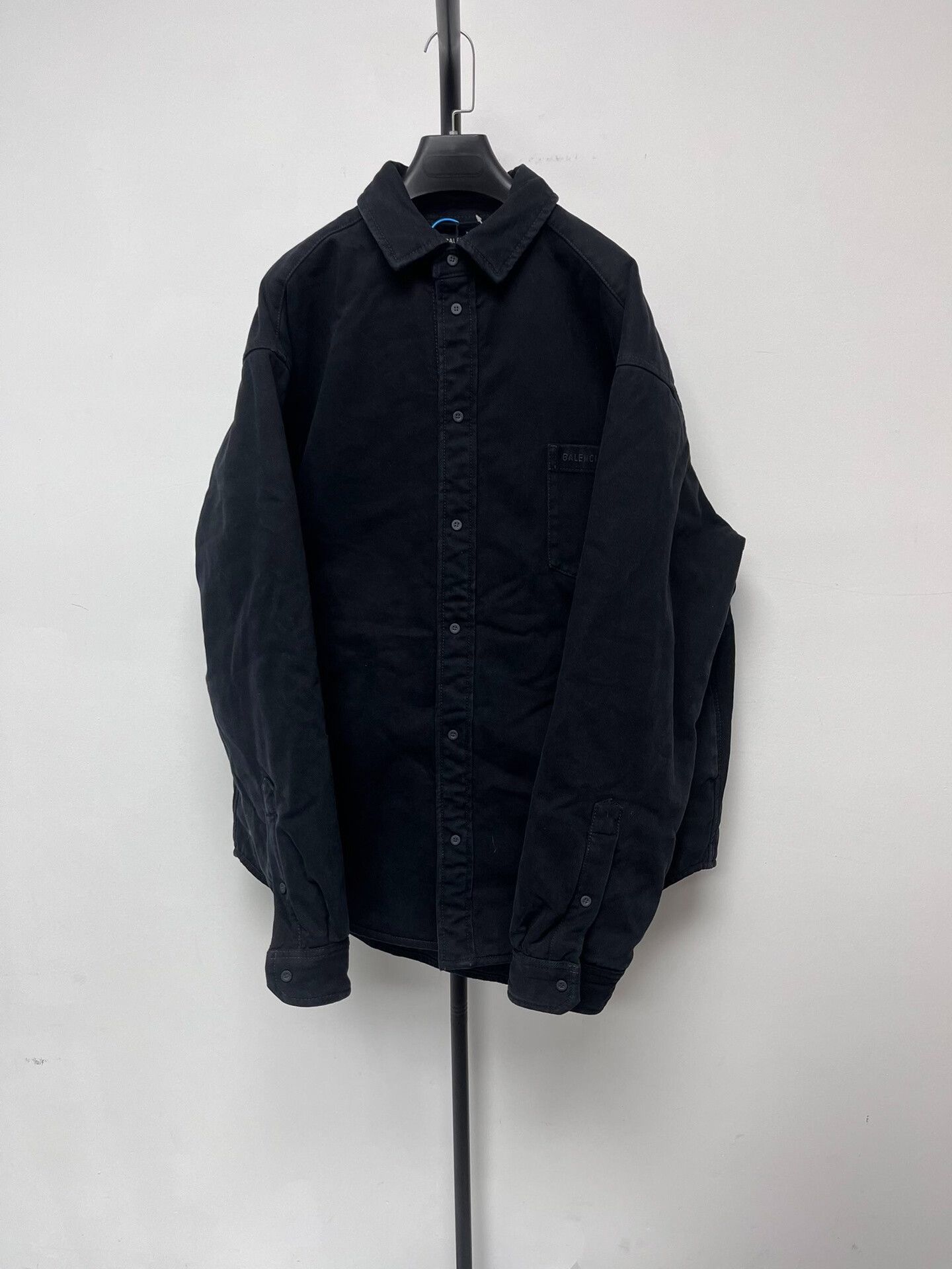 Balenciaga black casual long sleeve shirt unisex Size US XS / EU 42 / 0 - 1 Thumbnail