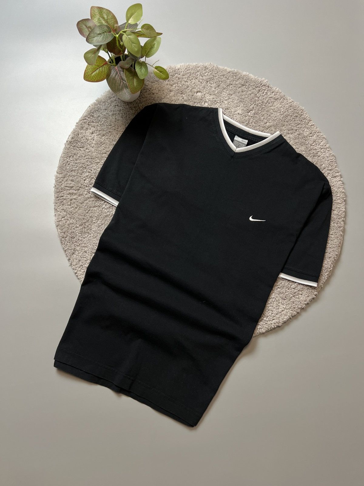 Nike × Vintage NIKE 90S VINTAGE SWOOSH LOGO T-SHIRT Y2K Size US XL / EU 56 / 4 - 2 Thumbnail