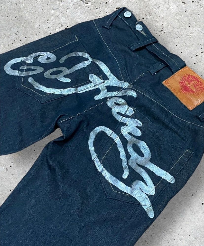 Ed Hardy × Japanese Brand × Vintage ED HARDY RARE PANTS ED HARDY RAP PANTS Size US 30 / EU 46 - 1 Thumbnail