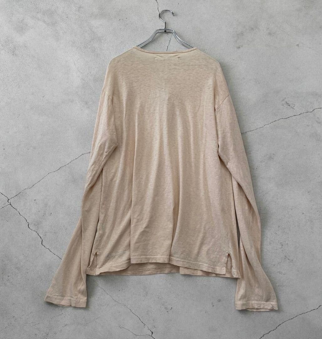 Kapital KAPITAL Keyhole Neck Long Tee Beige Y2K Fade Size US M / EU 48-50 / 2 - 2 Thumbnail