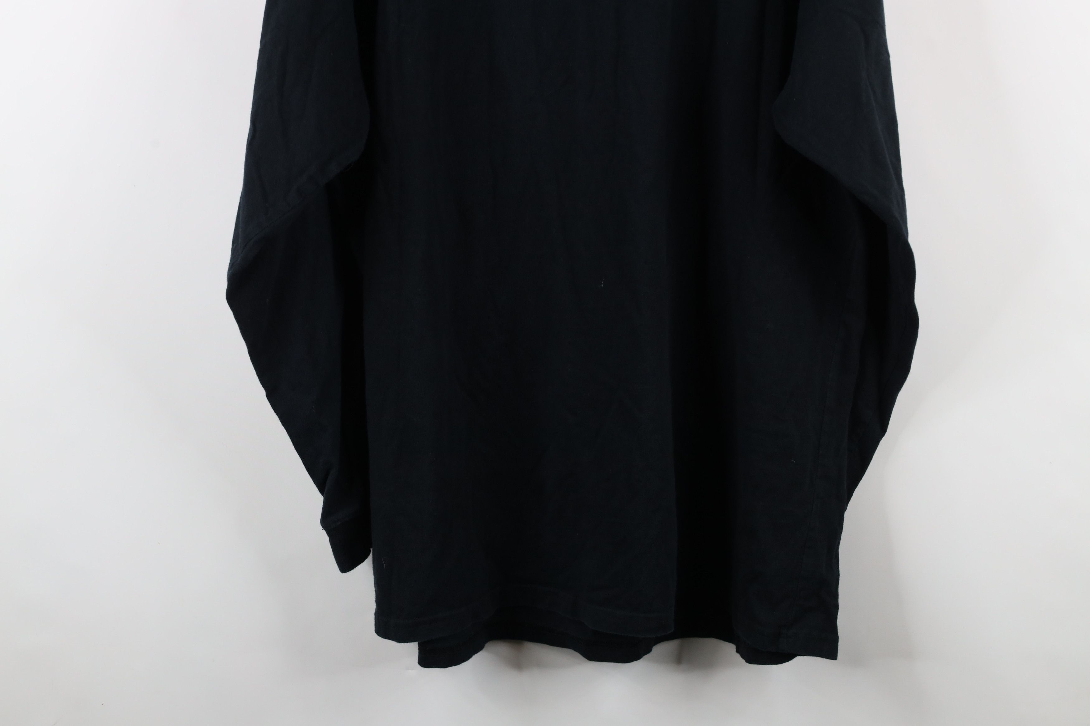 Vintage Vintage 90s Streetwear Long Sleeve T-Shirt Black Cotton Size US XXL / EU 58 / 5 - 14 Thumbnail