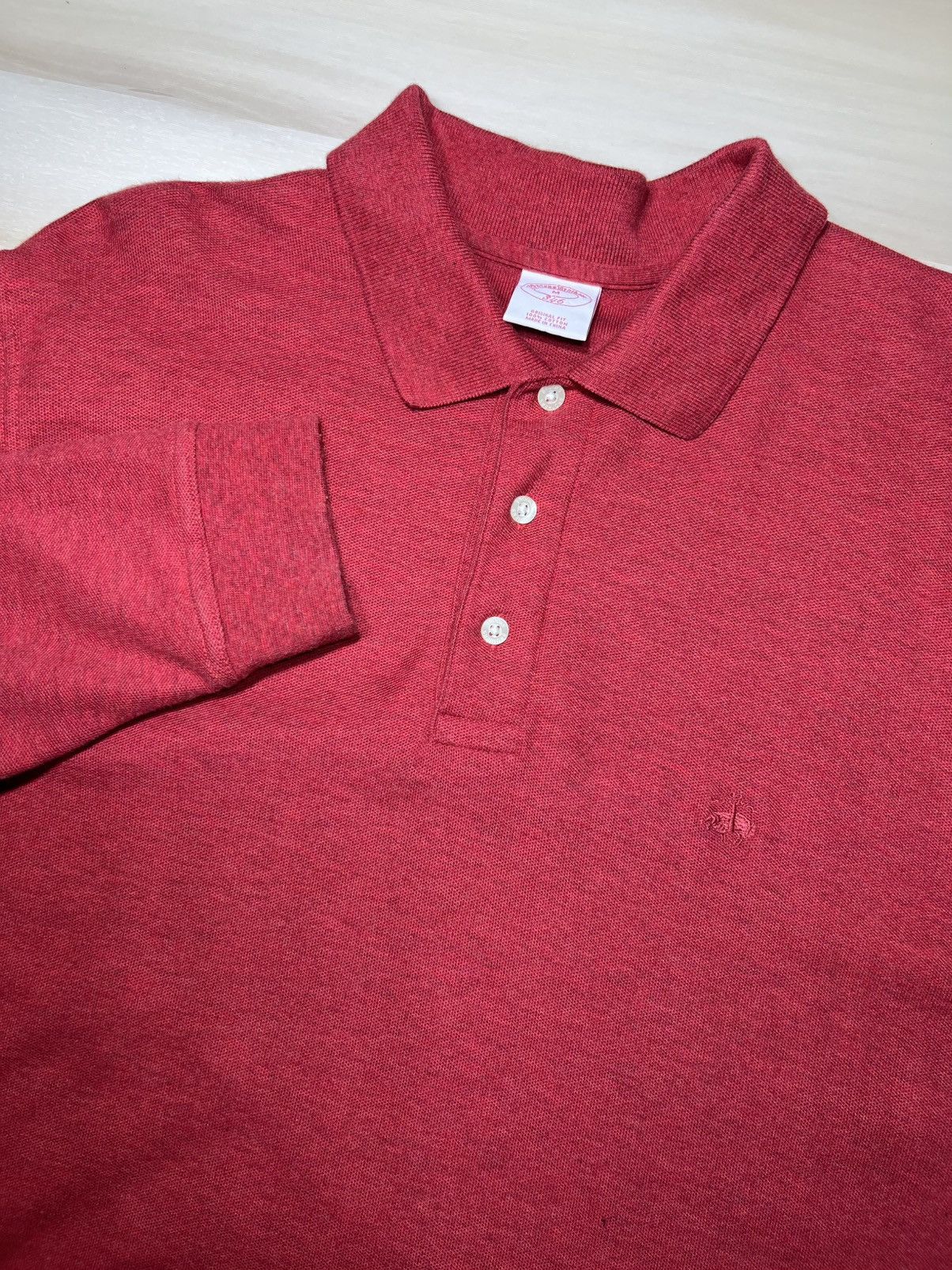 Brooks Brothers Brooks Brothers Polo Shirt Mens Sz M Red 346 Rugby Pullover Size US M / EU 48-50 / 2 - 1 Thumbnail