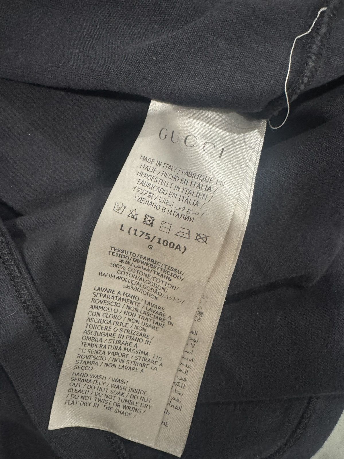 Gucci Gucci two tone logo short sleeve Size US L / EU 52-54 / 3 - 3 Thumbnail
