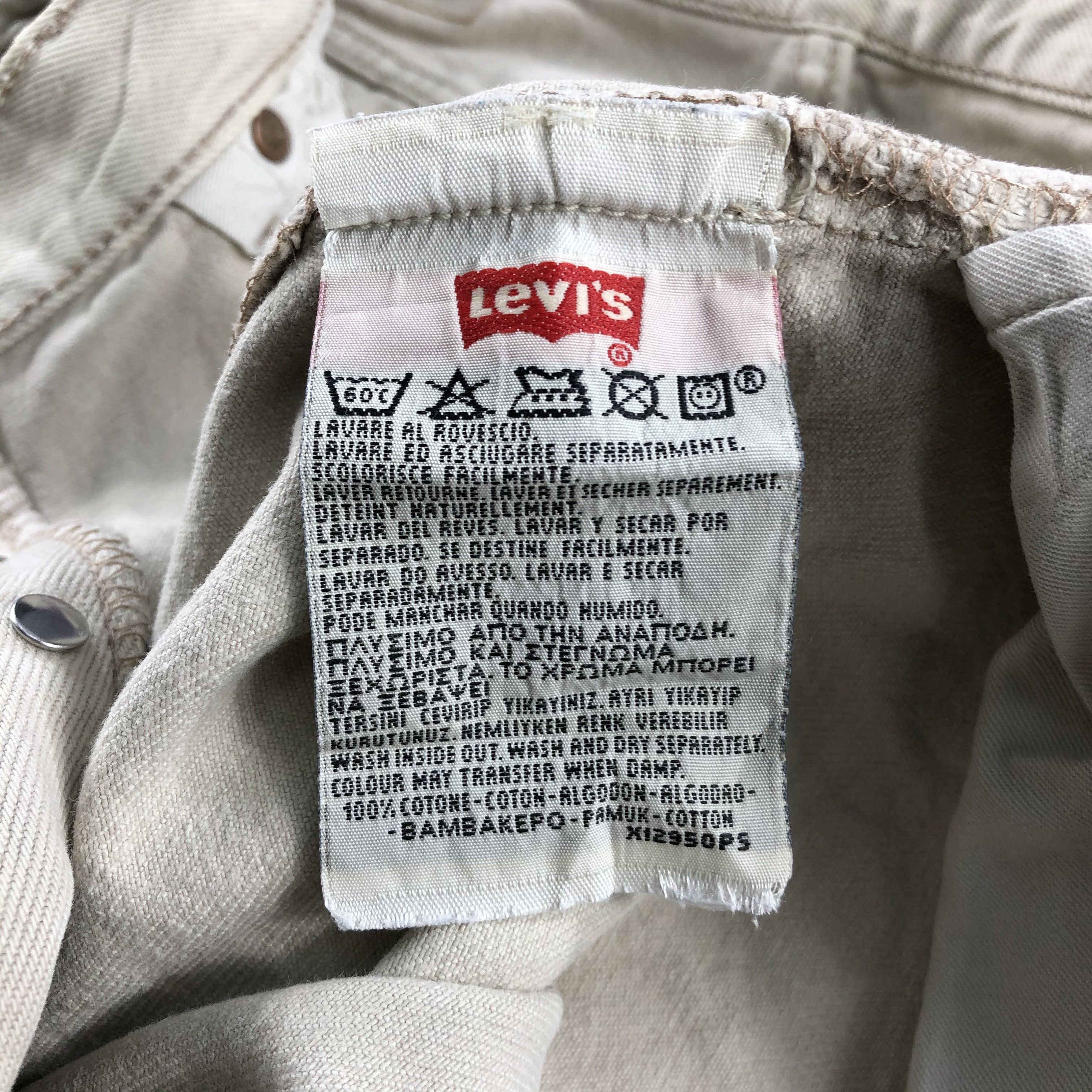 Levi's 90s Vintage Levis 501 Jeans-JM2694 Size US 31 - 12 Thumbnail