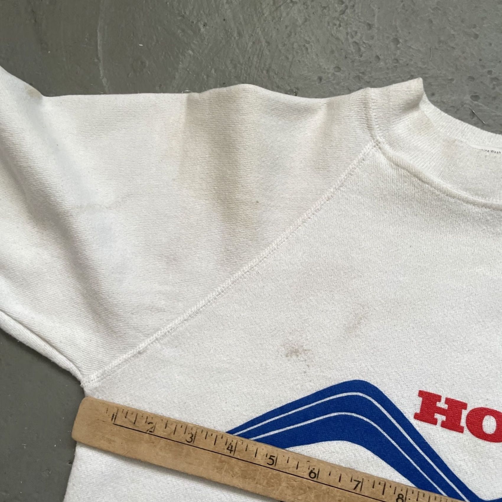 Hanes VINTAGE 1980s Honda MotoX Motocross Motorcycle Riding Sweatshirt Made In USA S Size US S / EU 44-46 / 1 - 3 Thumbnail