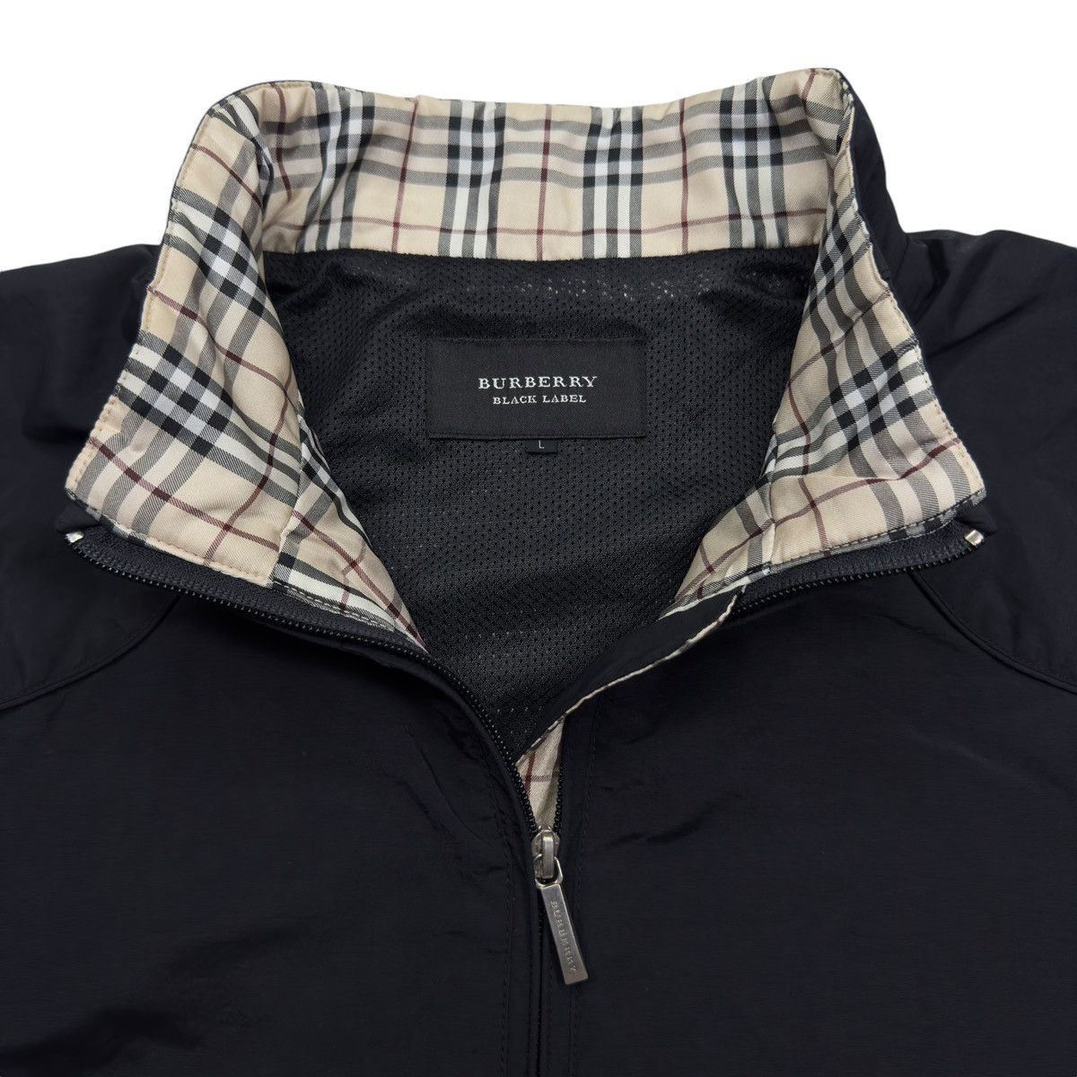 Burberry Nova Check Burberry Black Label Mesh Jacket Size L Black Size US L / EU 52-54 / 3 - 12 Thumbnail