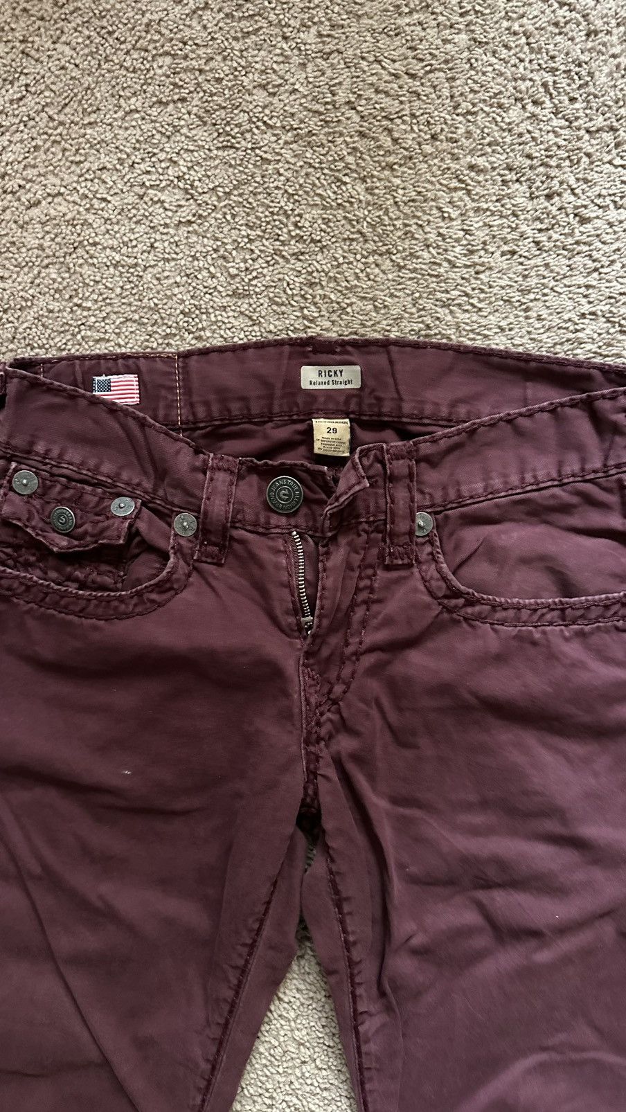 True Religion True Religion Ricky Pants Size US 29 - 4 Thumbnail